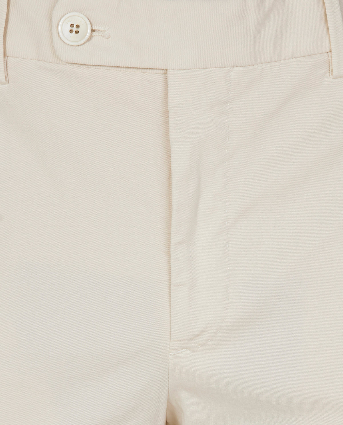 Katoen Stretch Chino - Ecru