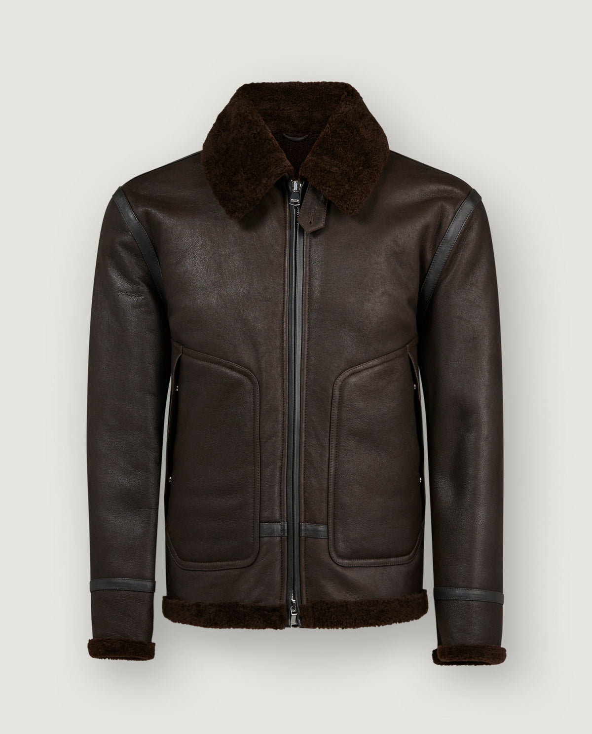 Shearling Coburn Jas - Bruin