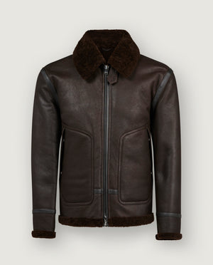 Shearling Coburn Jas - Bruin