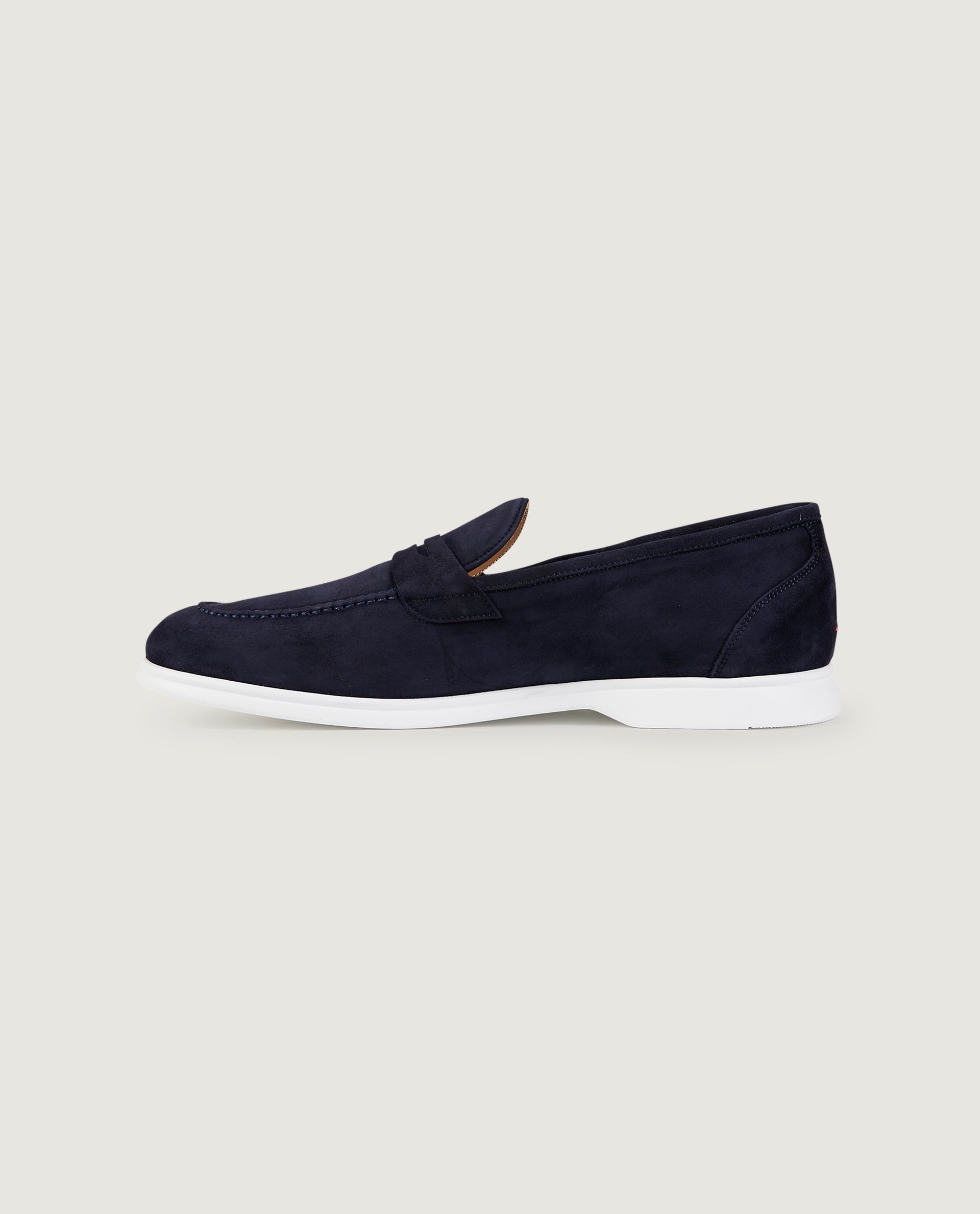 Suede slip-ons