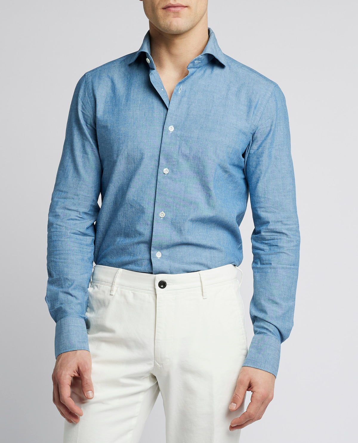 Oxford Denim Chambray Shirt