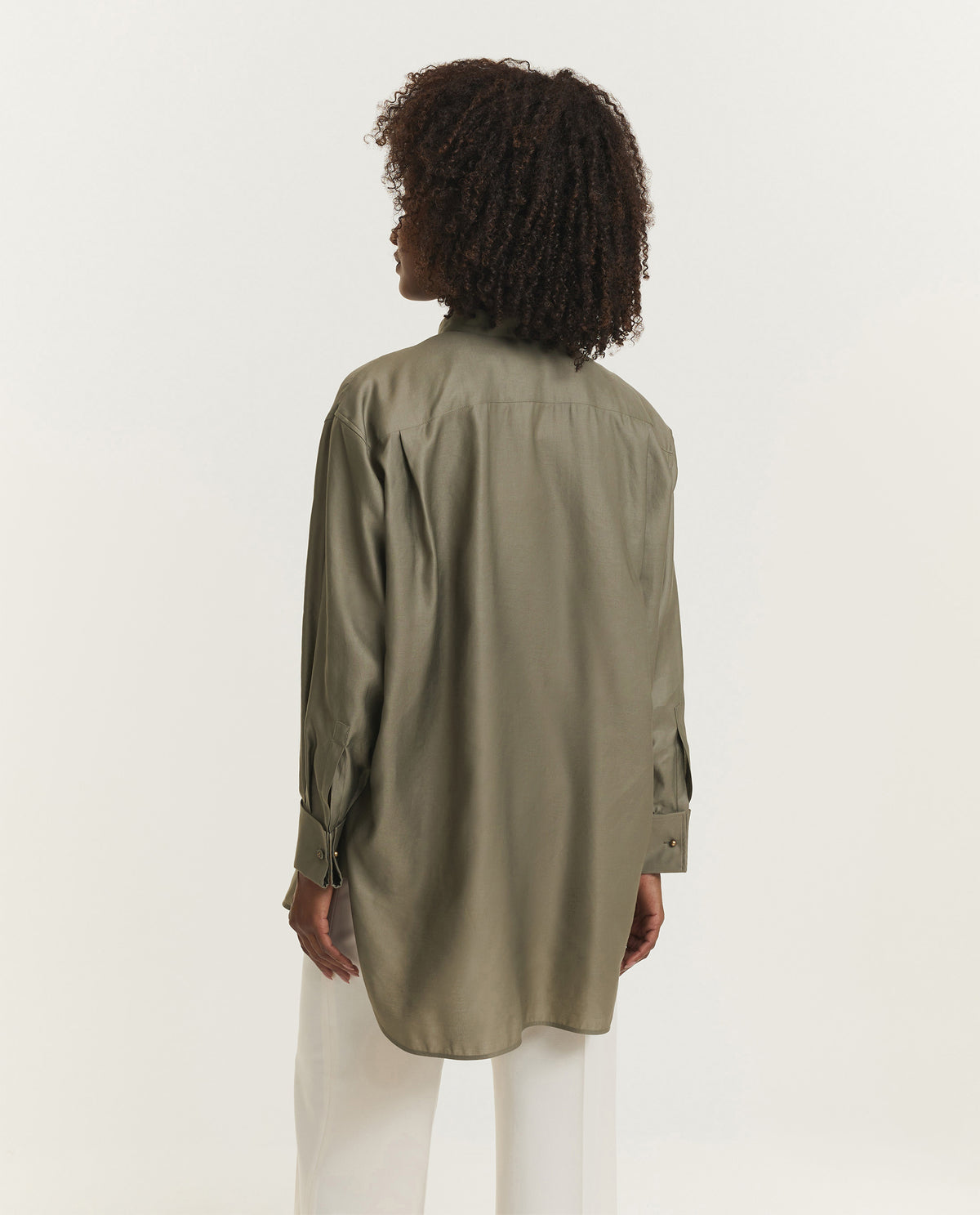 Anta Satijnen Shirt - Groen