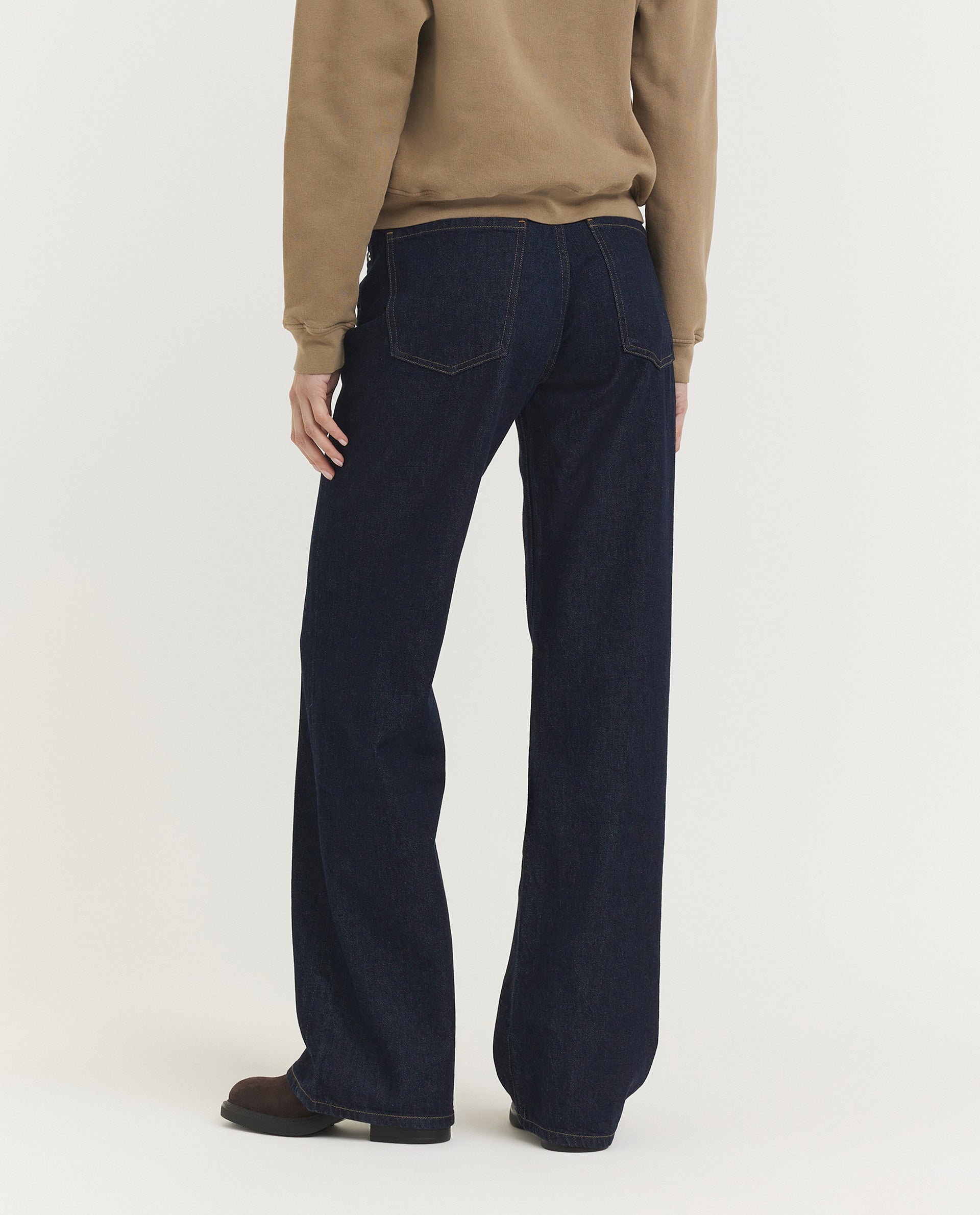 Annina Wijde Jeans - Donkerblauw