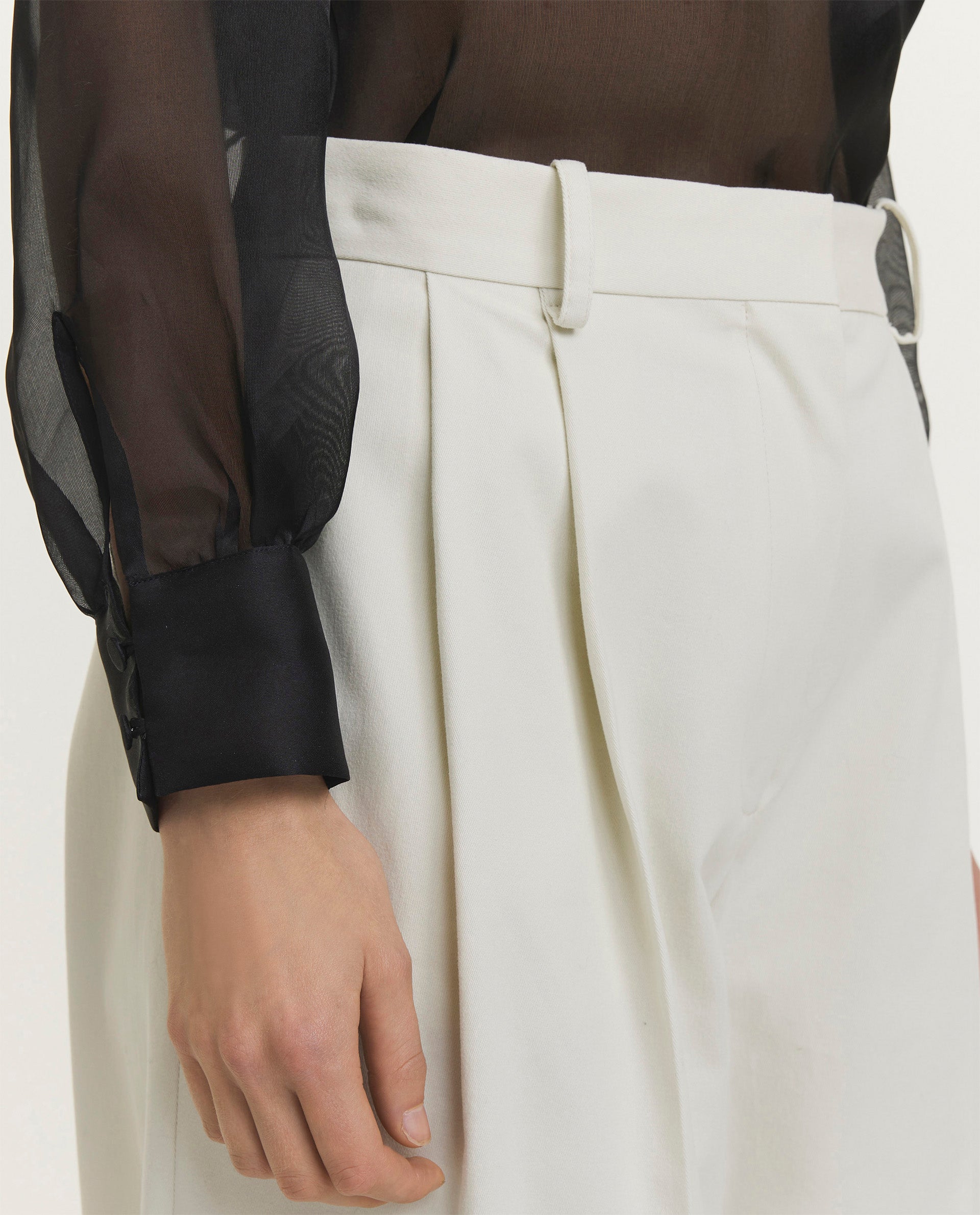 Pleated trousers