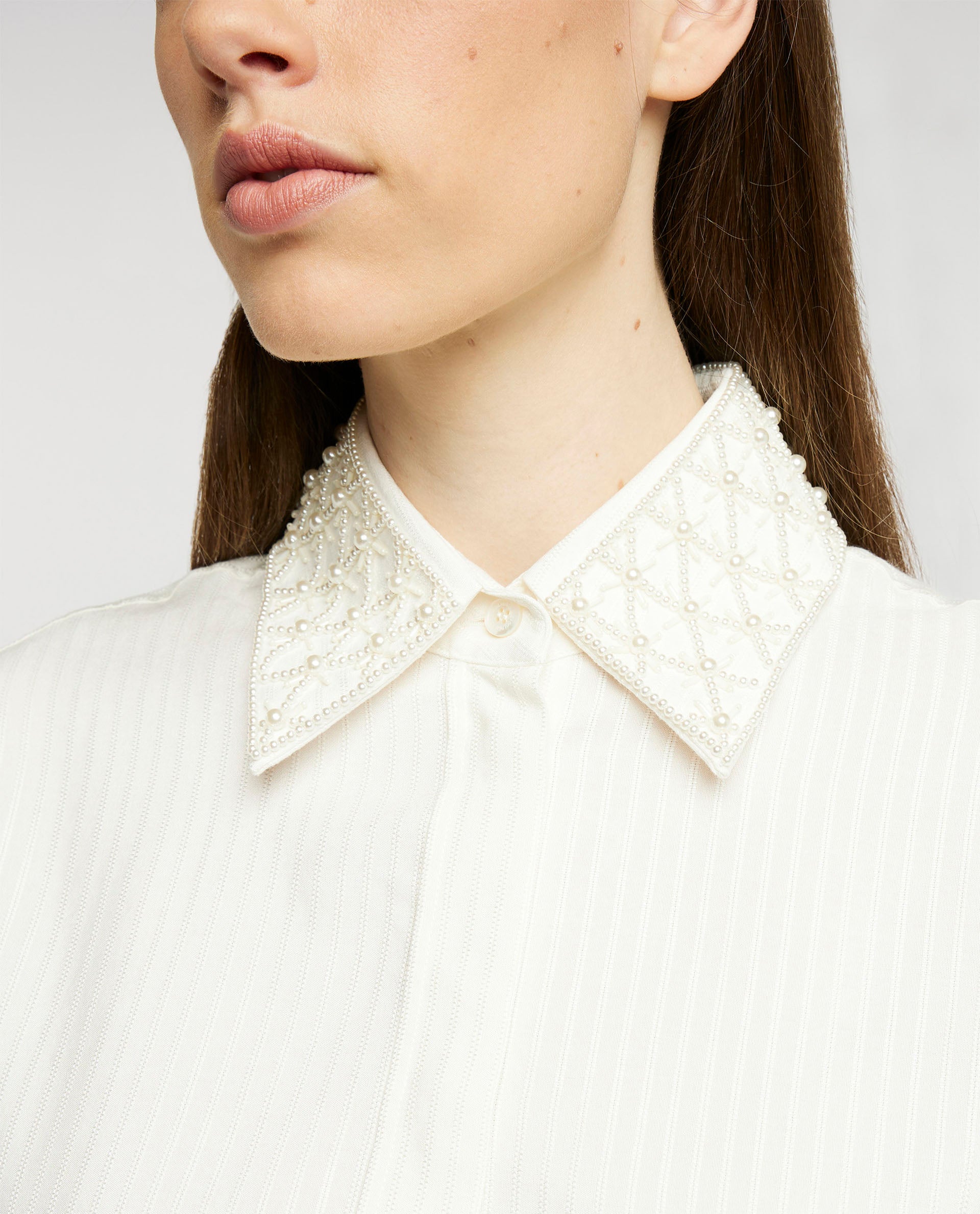 Cotton-silk blouse