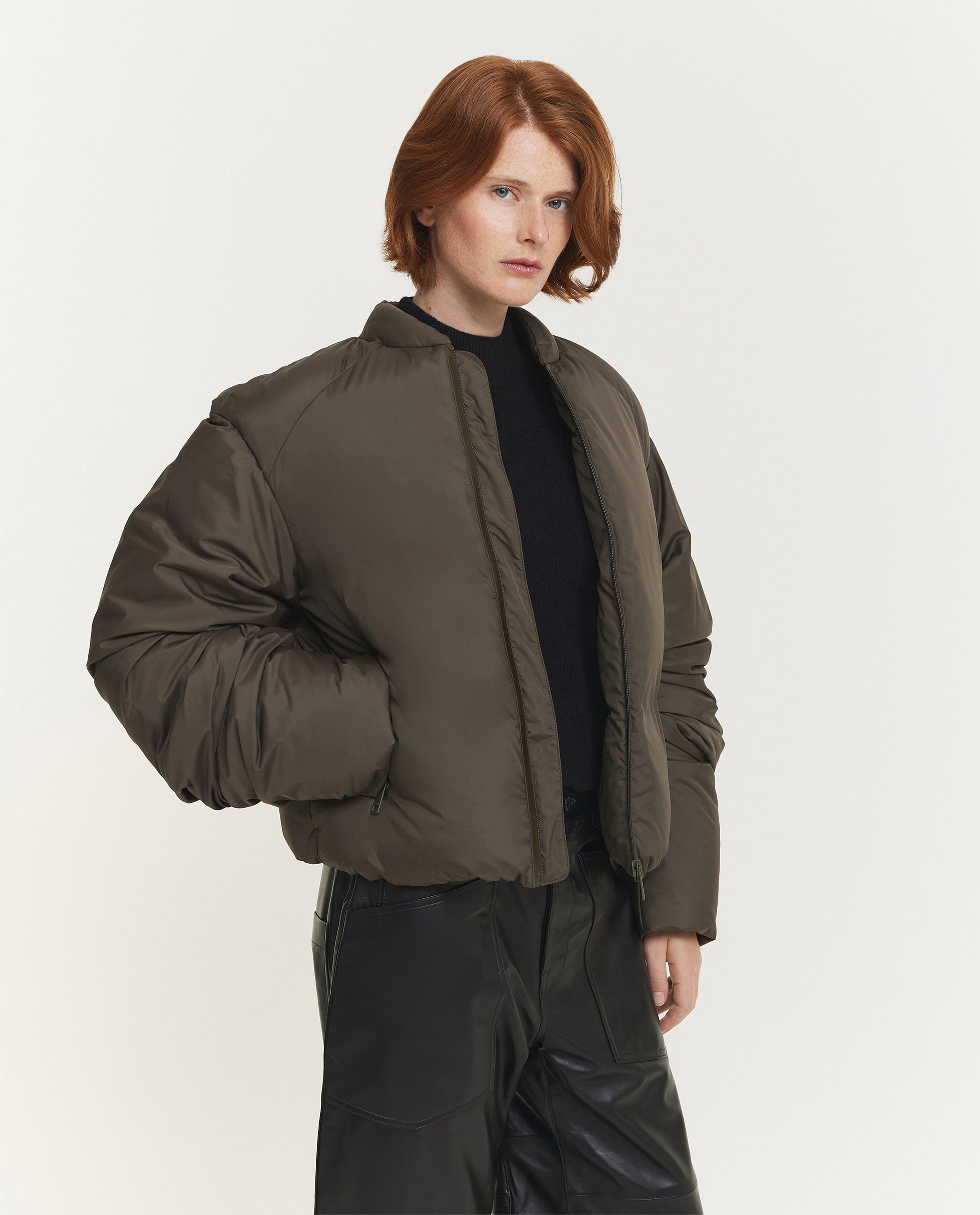 Puffer Lily Bomber - Groen