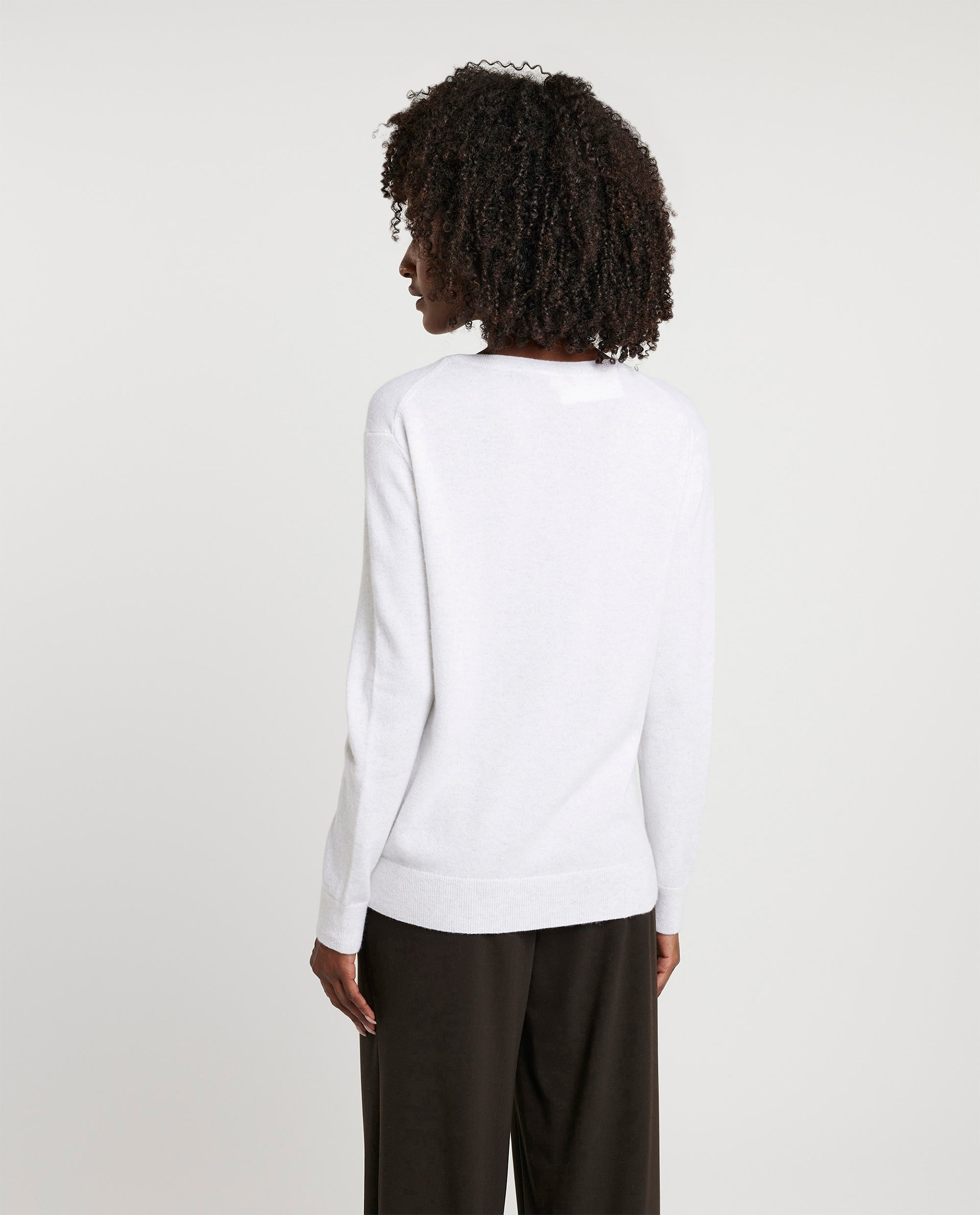 Cashmere V-neck sweater