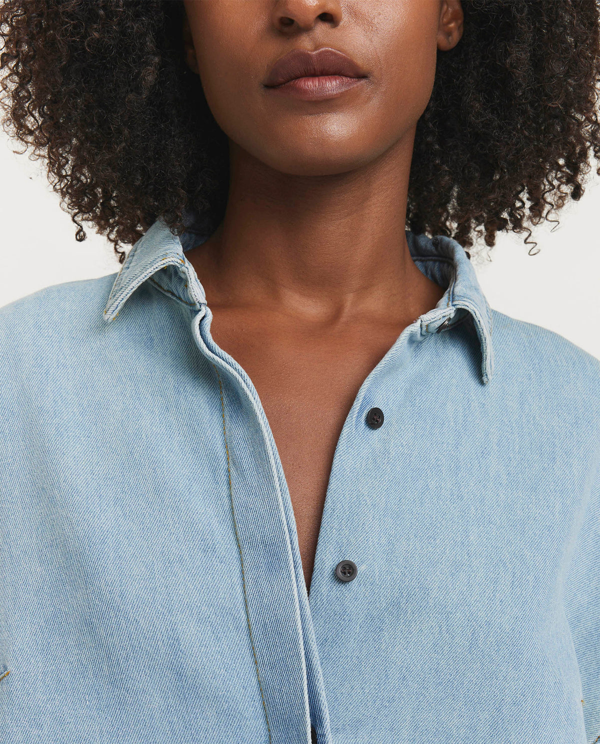 Denim blouse
