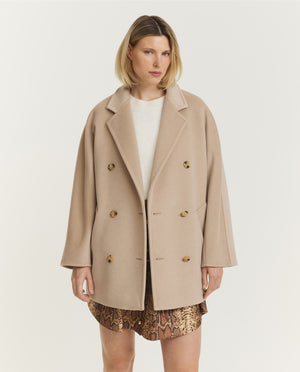Wool Cashmere Rebus Coat