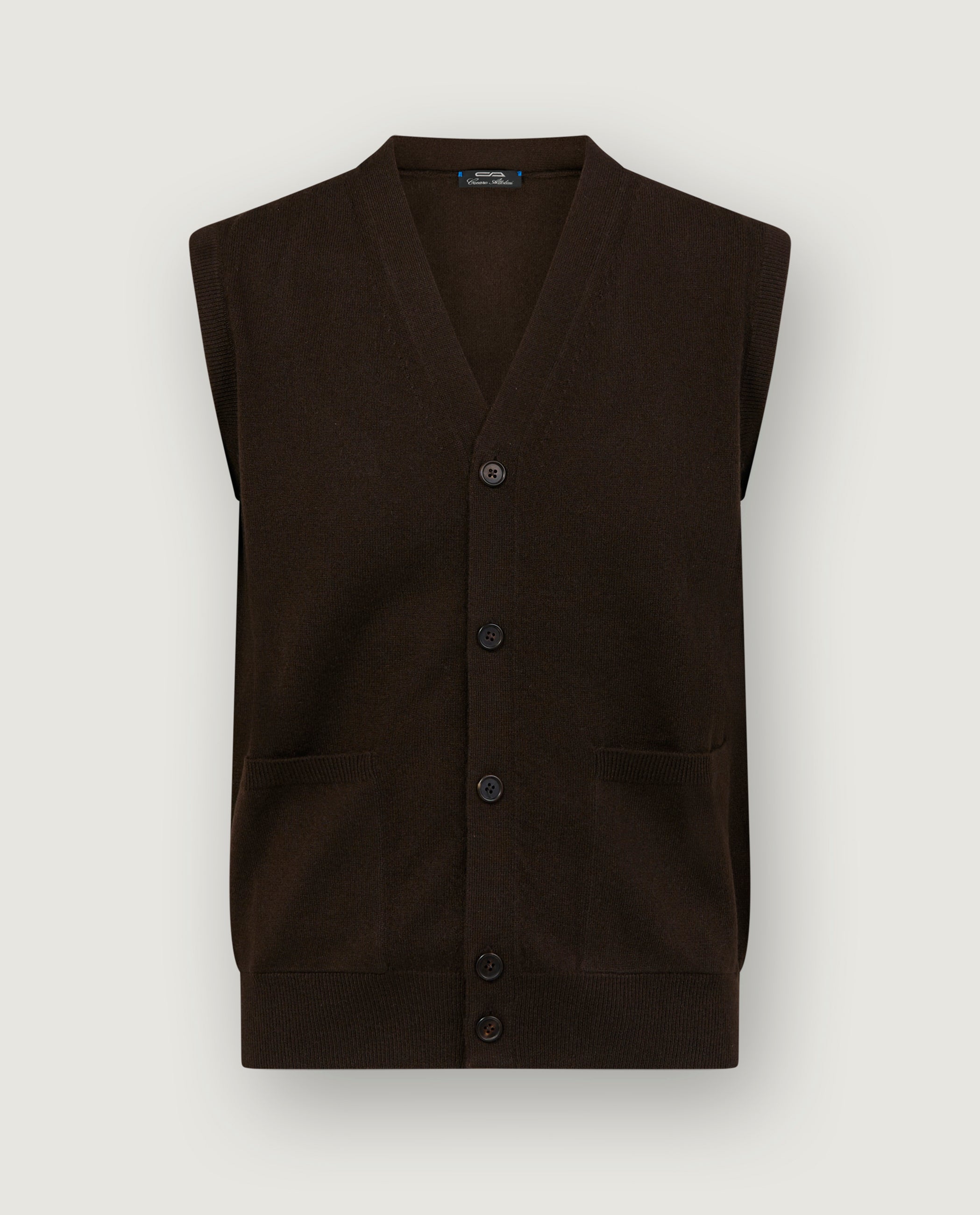 Cashmere Vest Cardigan