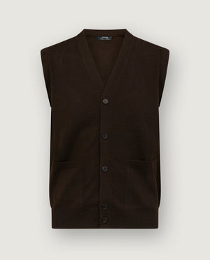Cashmere Vest Cardigan