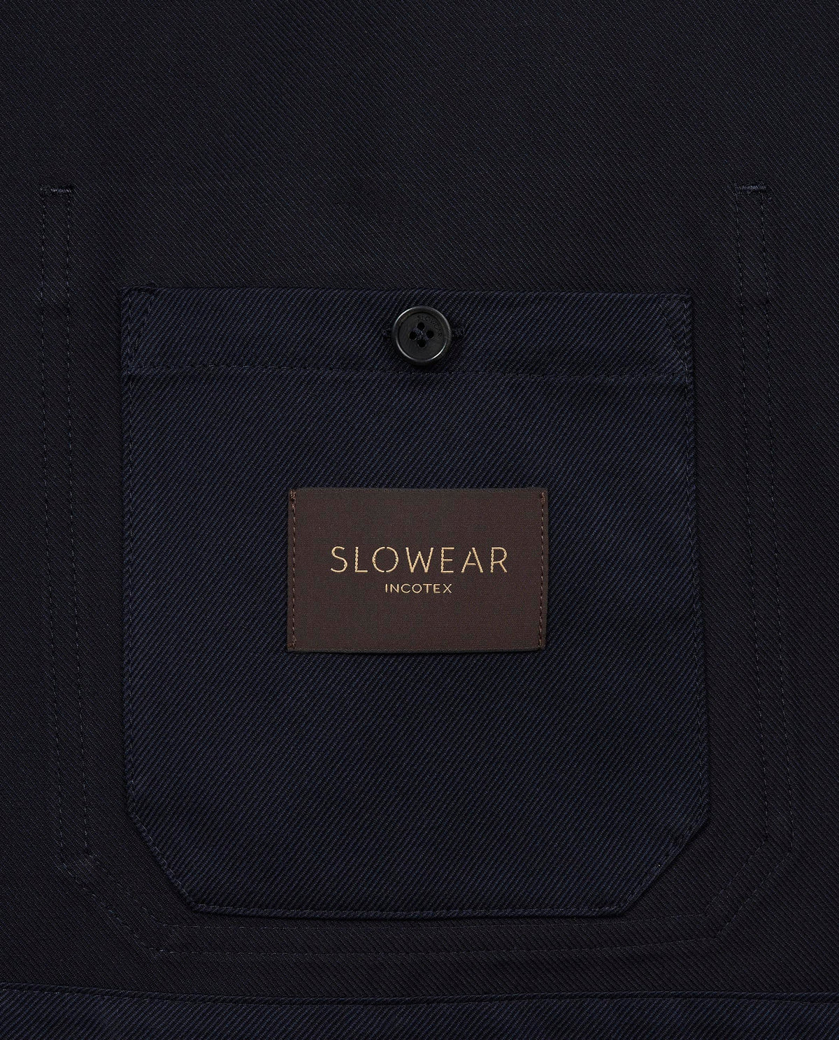 Wollen Workerjacket - Donkerblauw