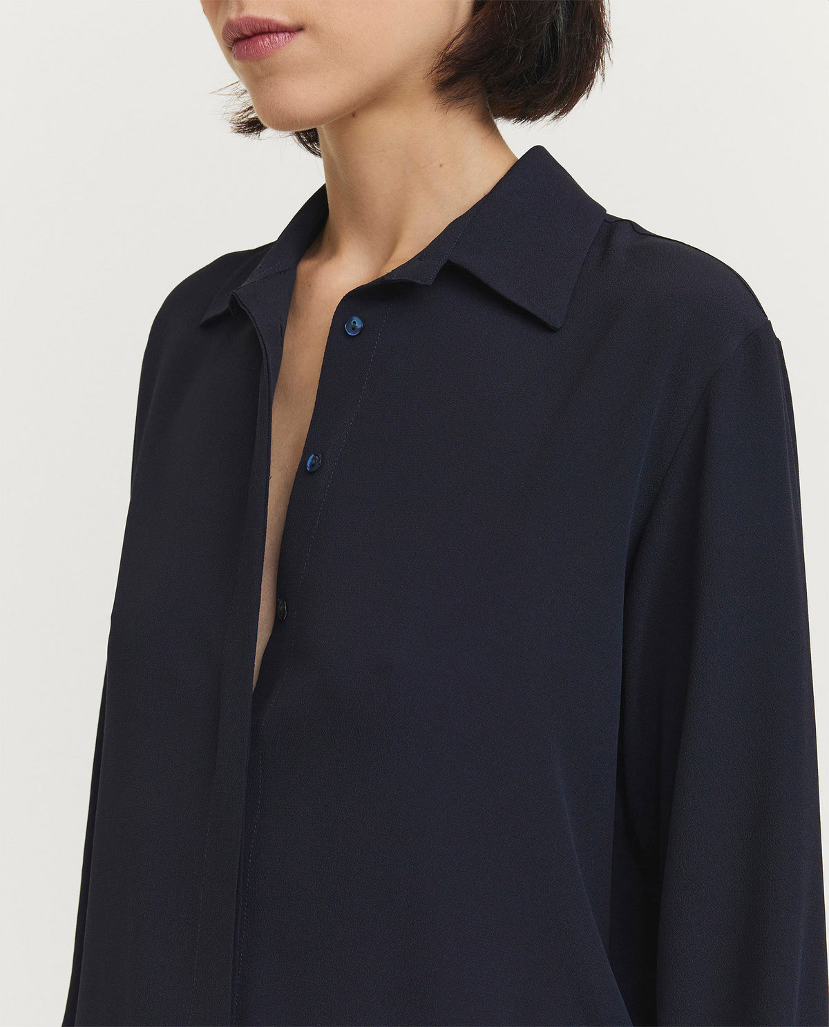 Soepelvallende blouse