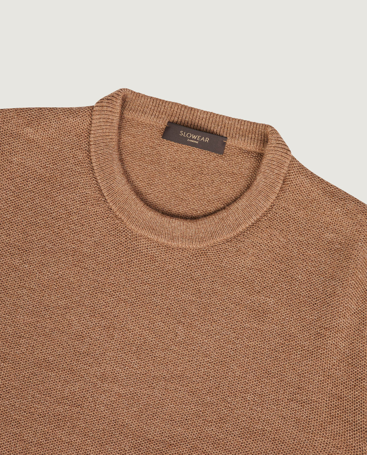 Wool Pique Crewneck
