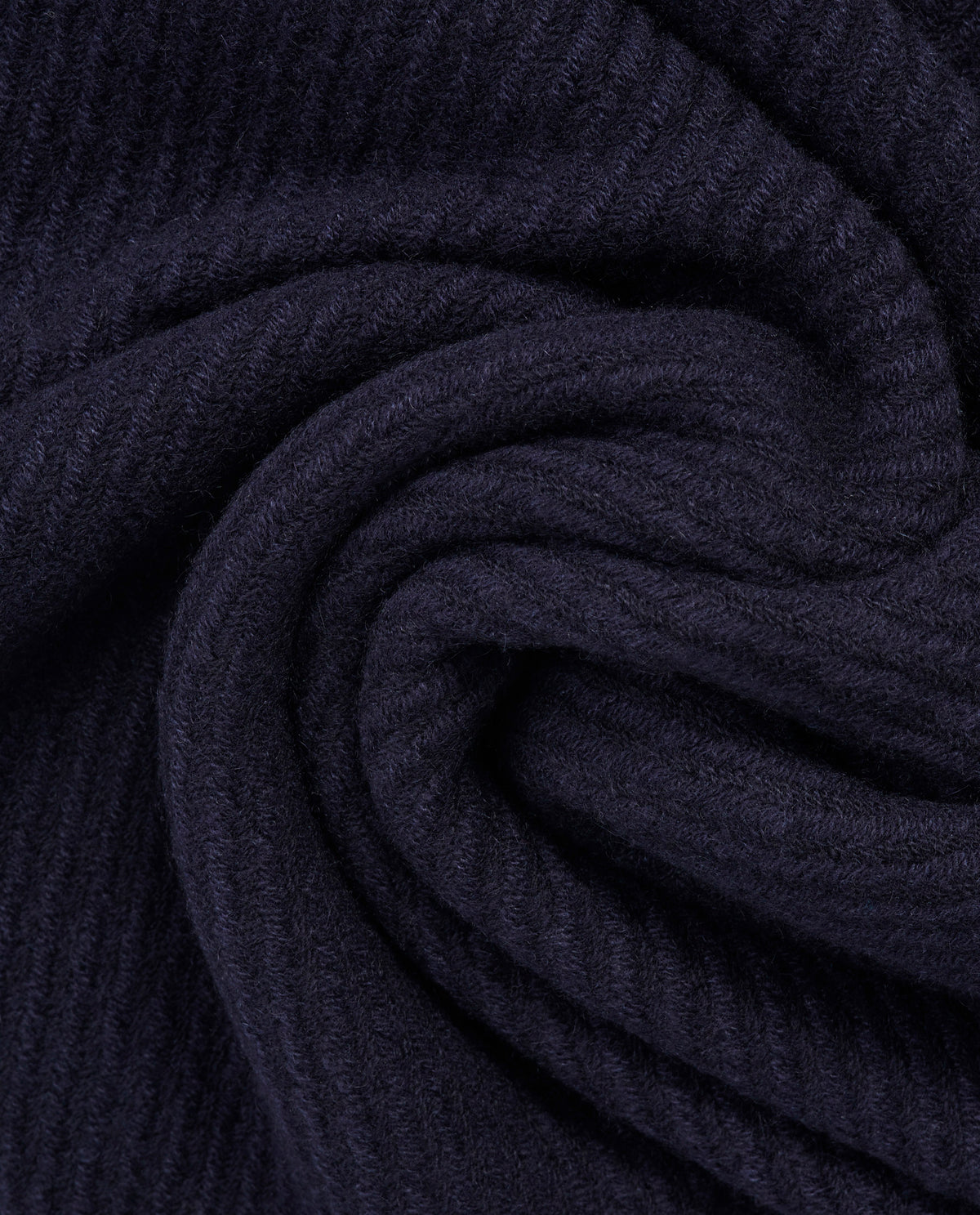 Twill Cashmere Shawl - Donkerblauw