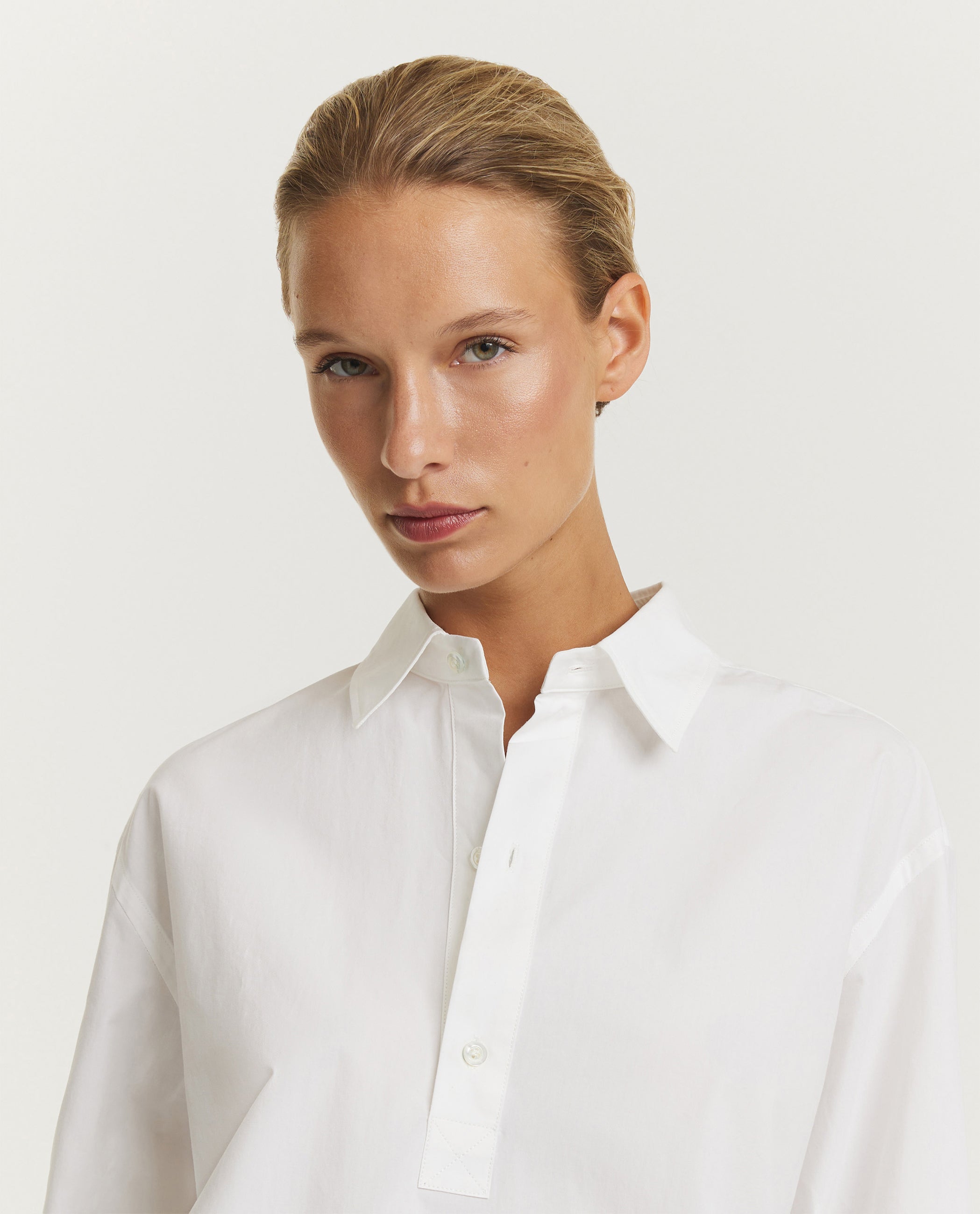 Beuys Cotton Pop-Over Shirt