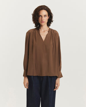 Zijden blouse