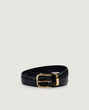 Leather belt