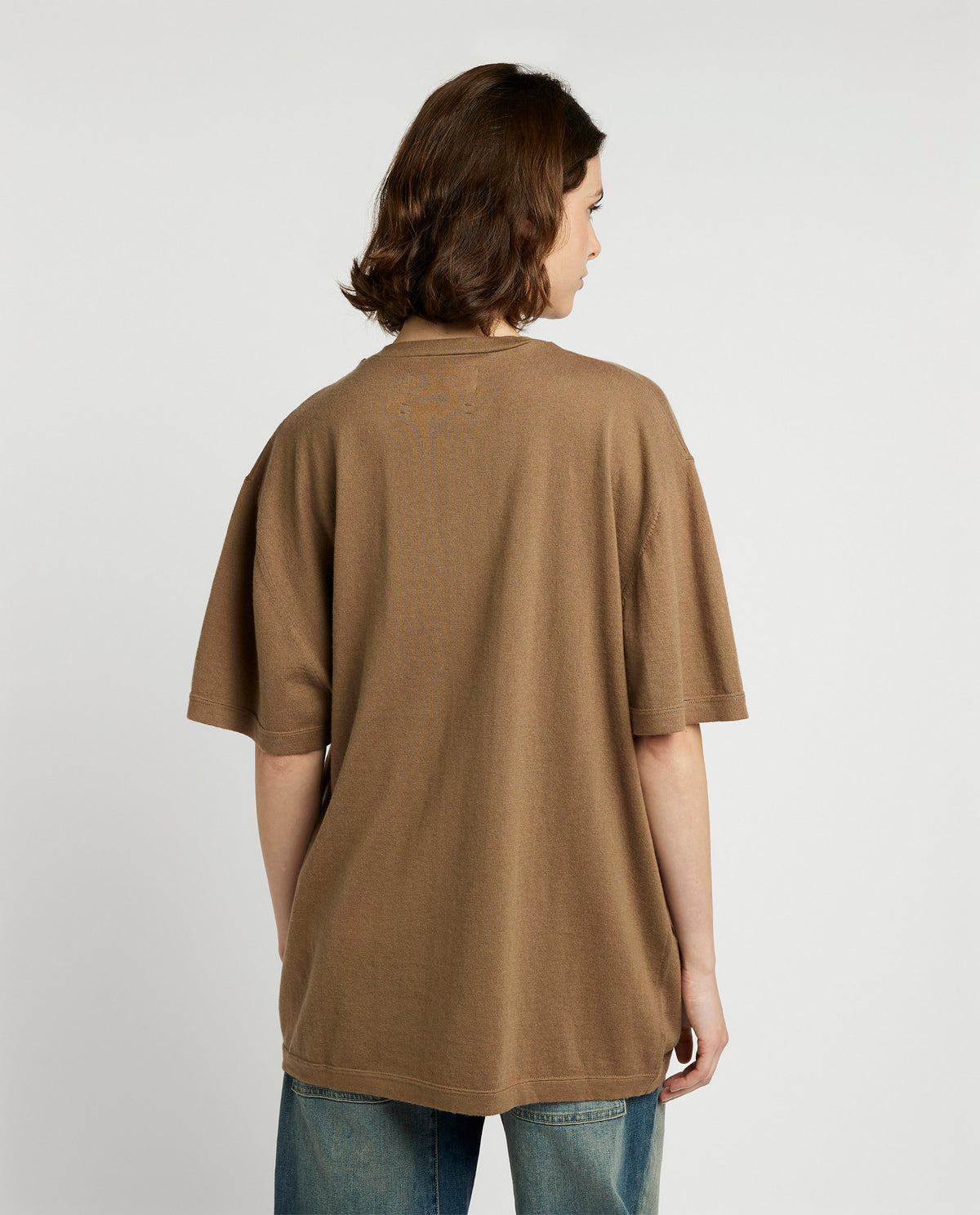 Cotton-cashmere t-shirt