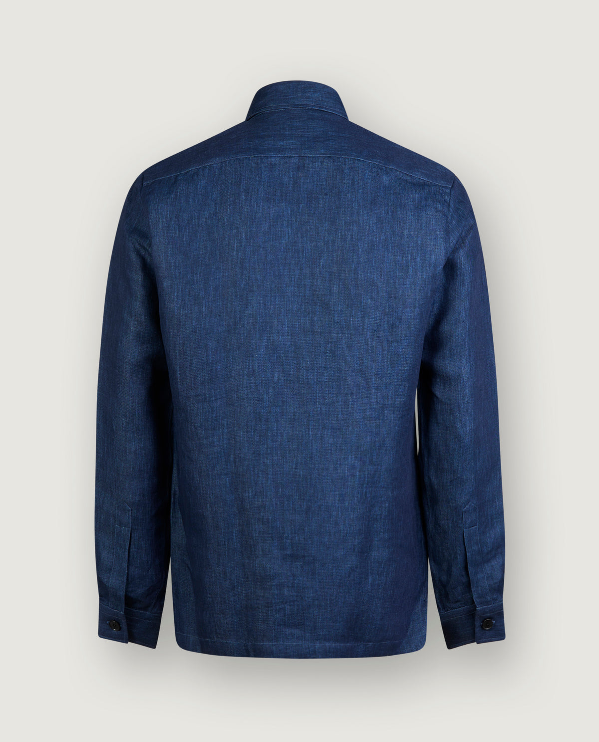 Linnen Overshirt - Blauw
