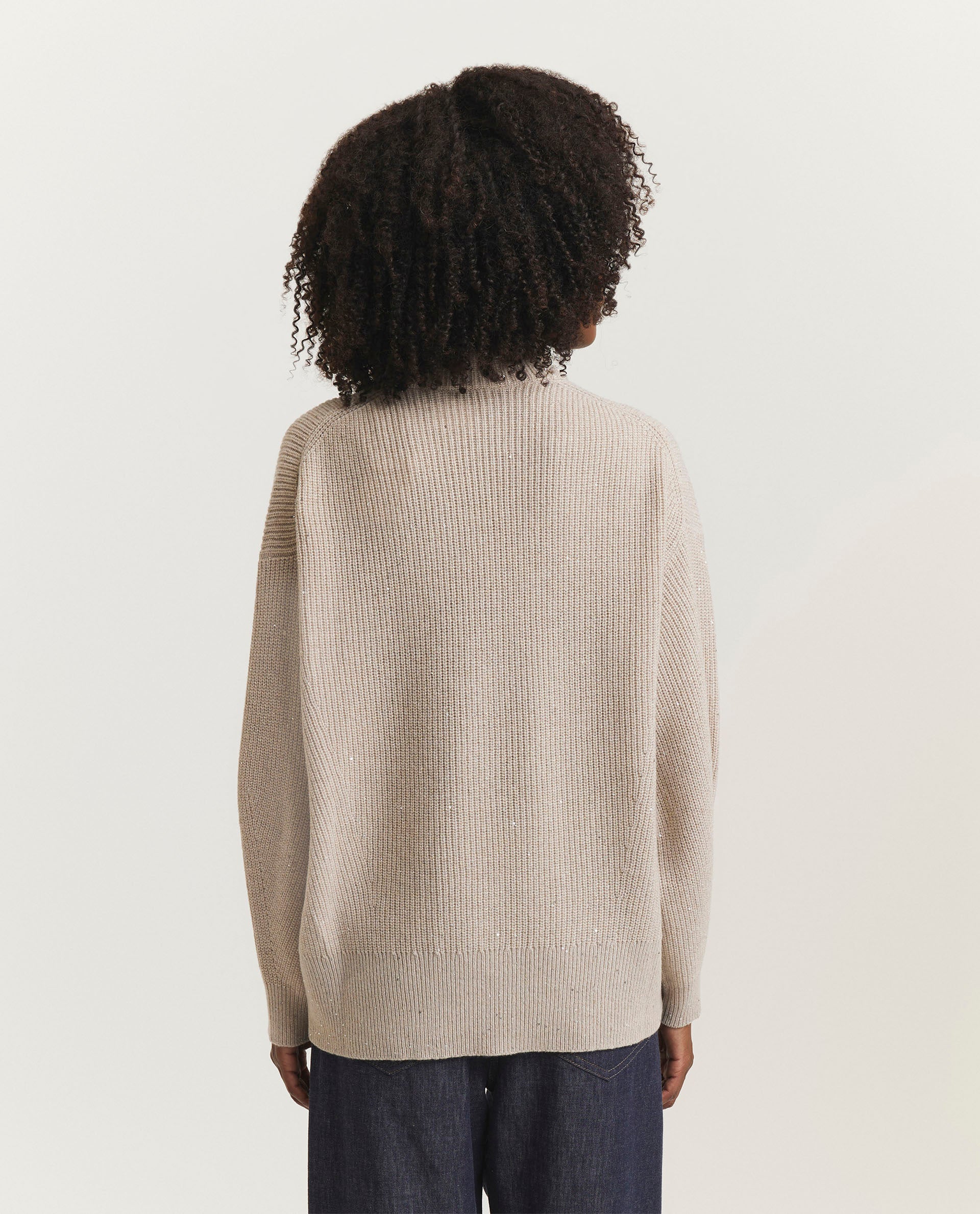 Wool turtleneck sweater