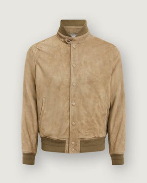 Suede Bomber Jacket