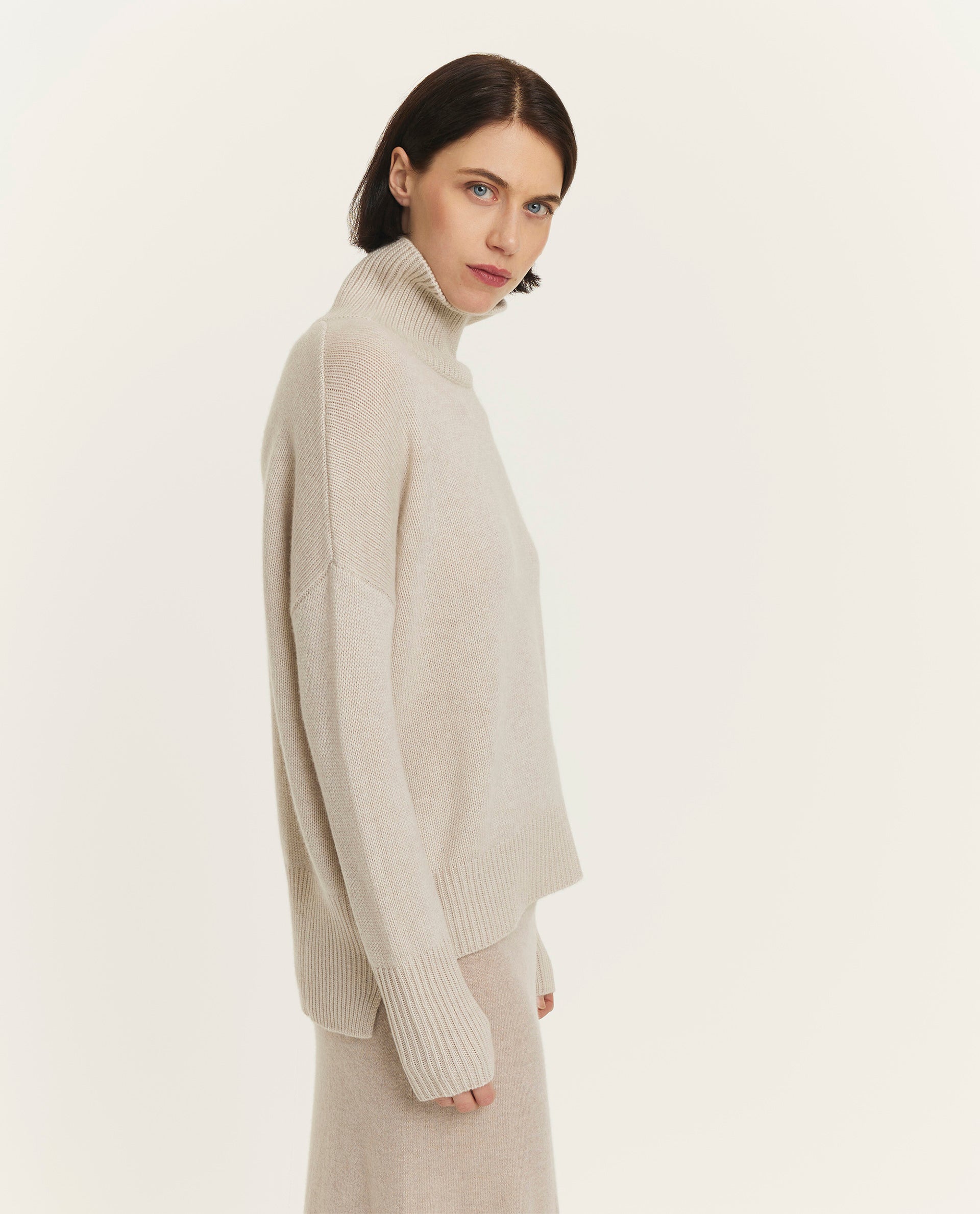 Cashmere turtleneck sweater