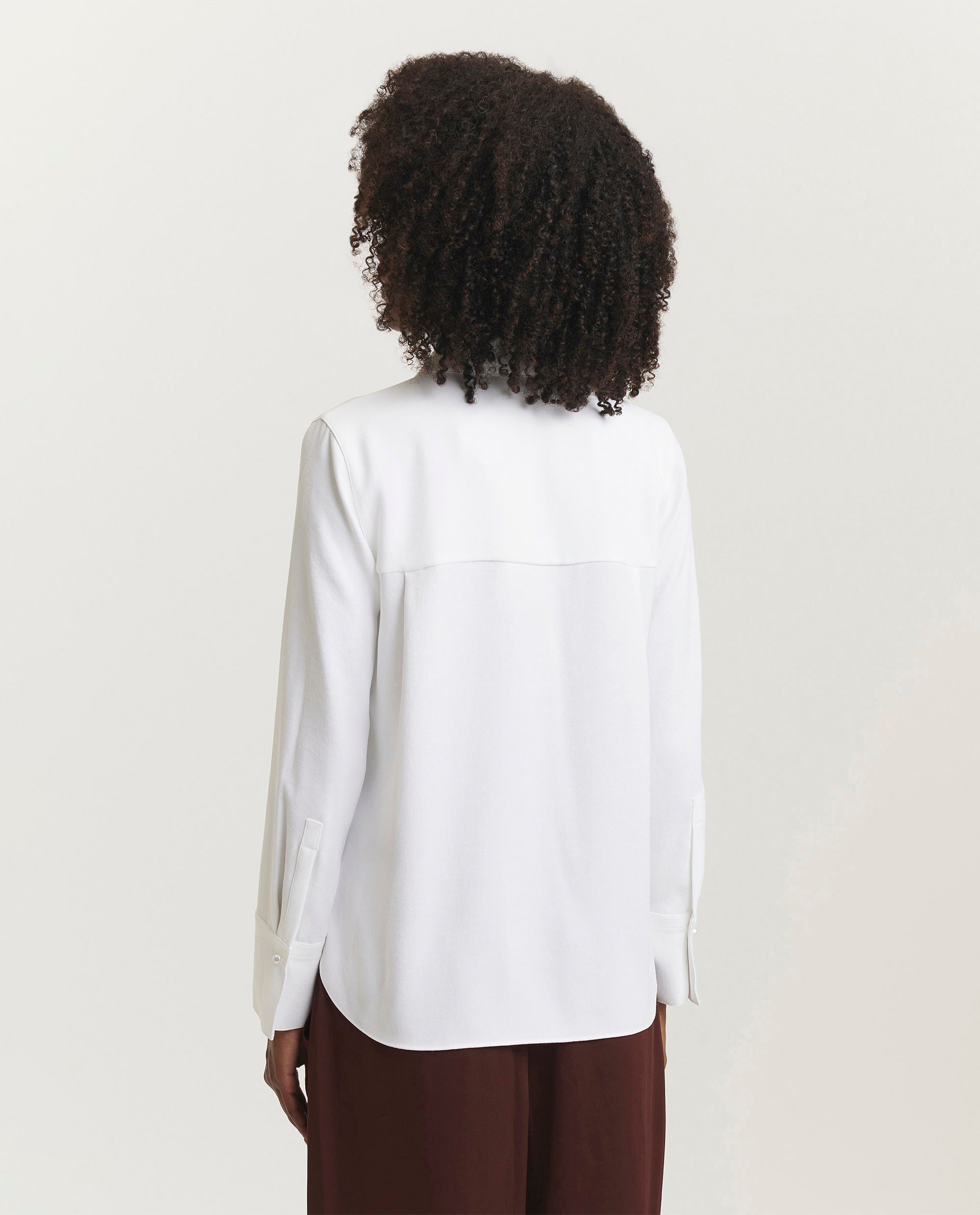 Soepelvallende blouse