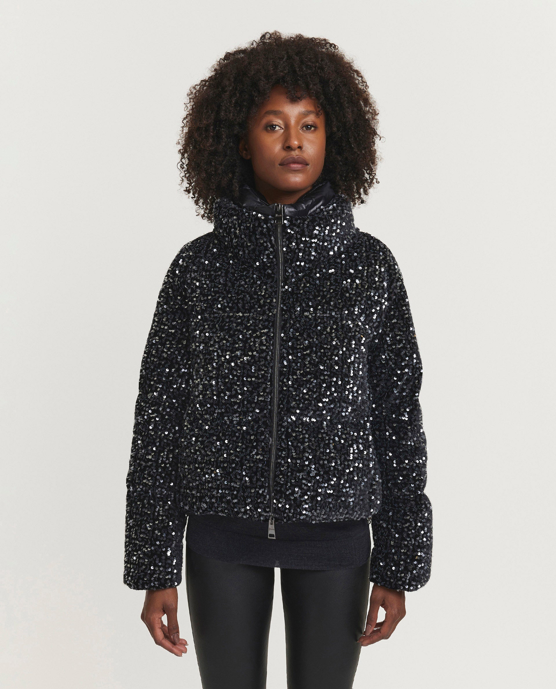 Jacket with sequins 
