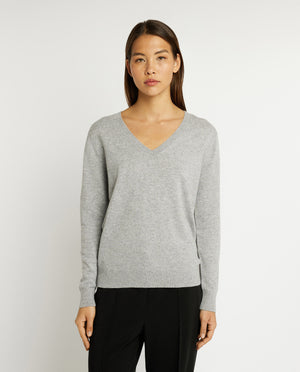 Cashmere V-neck sweater