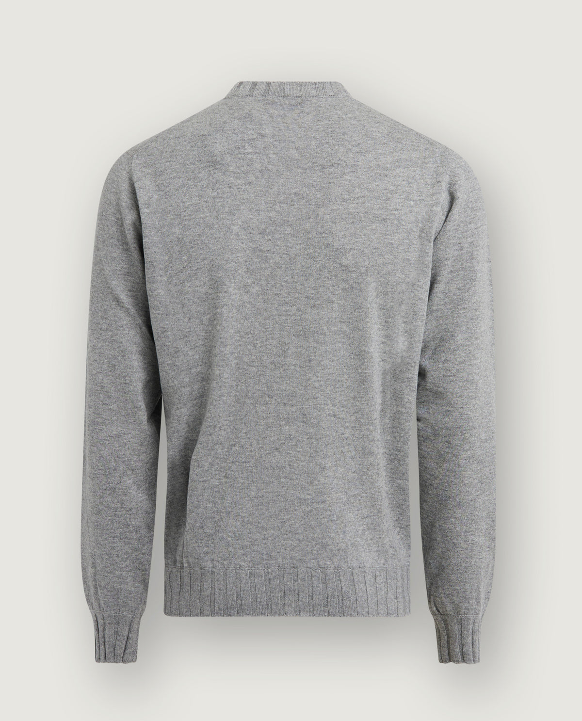 Cashmere Ronde Hals Trui - Grijs