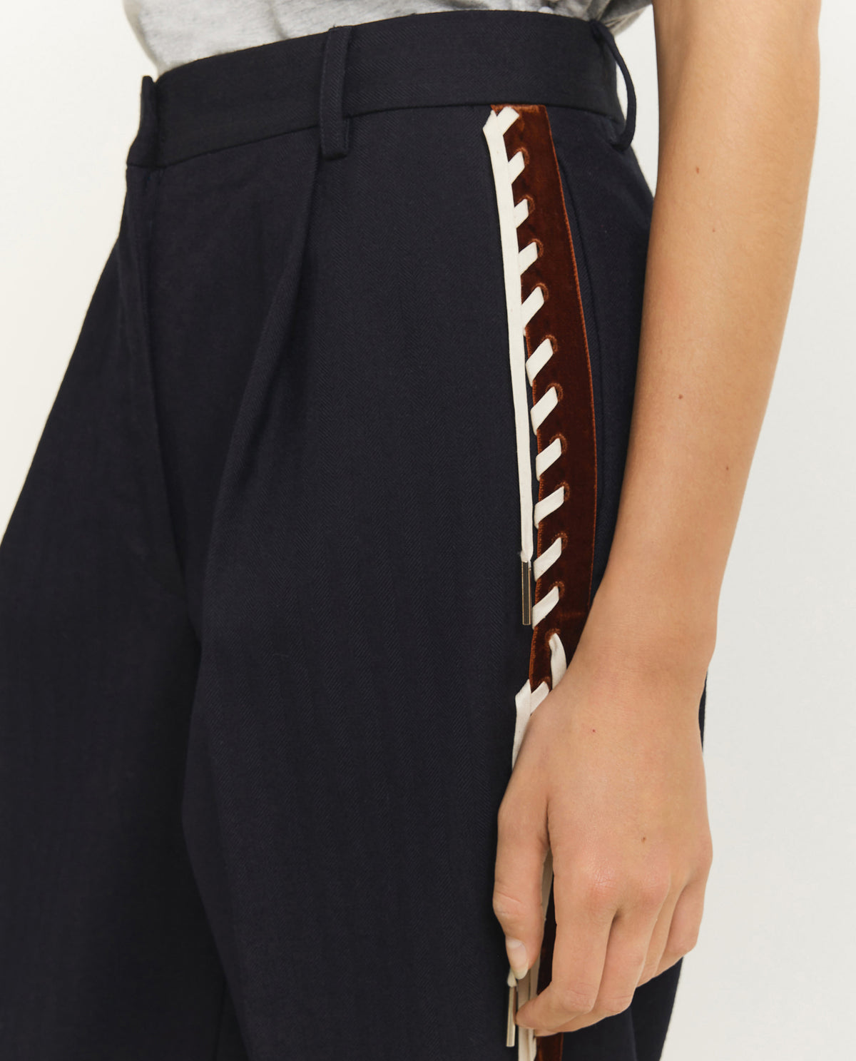 Portias Tux Broek - Donkerblauw