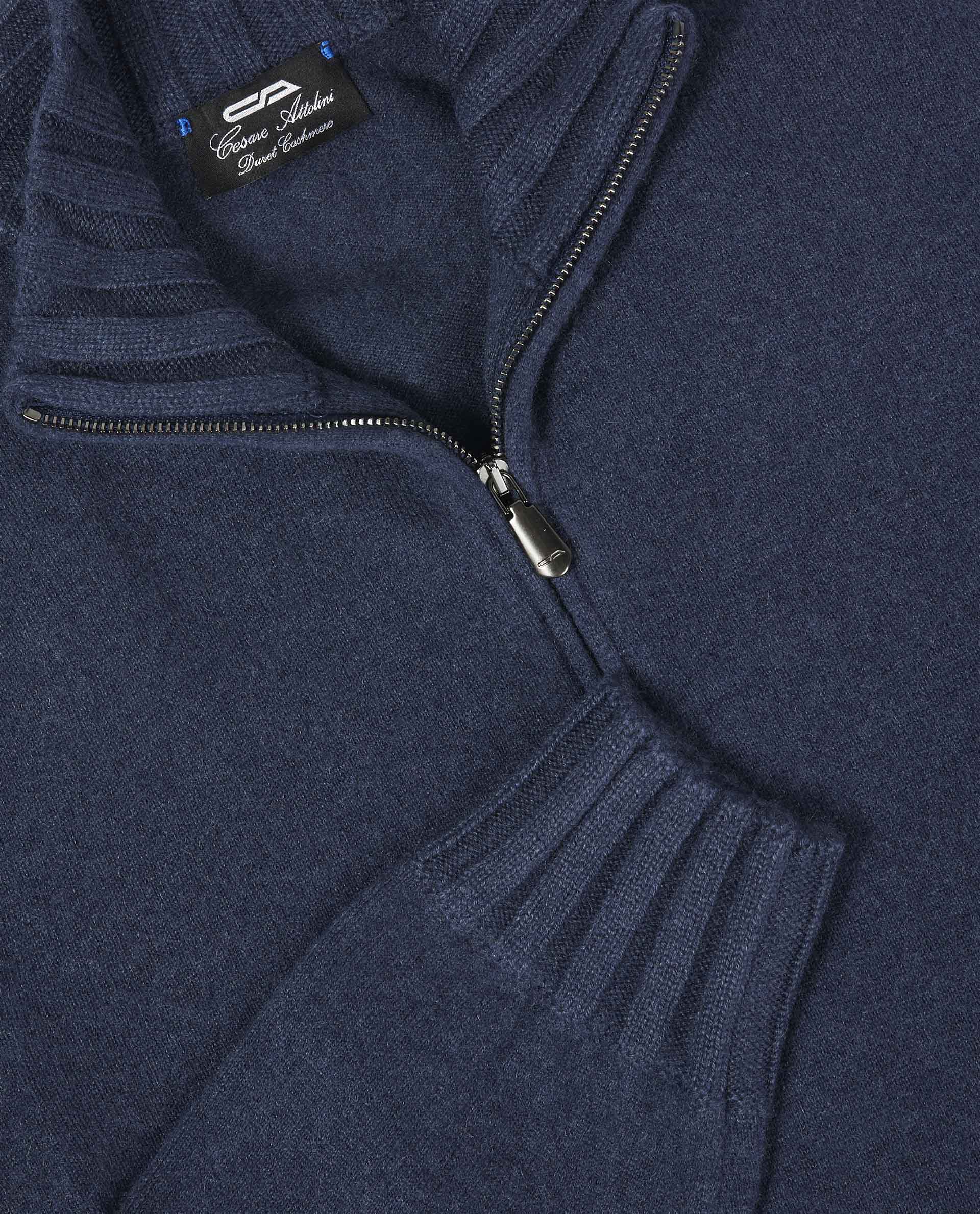 Half-zip trui