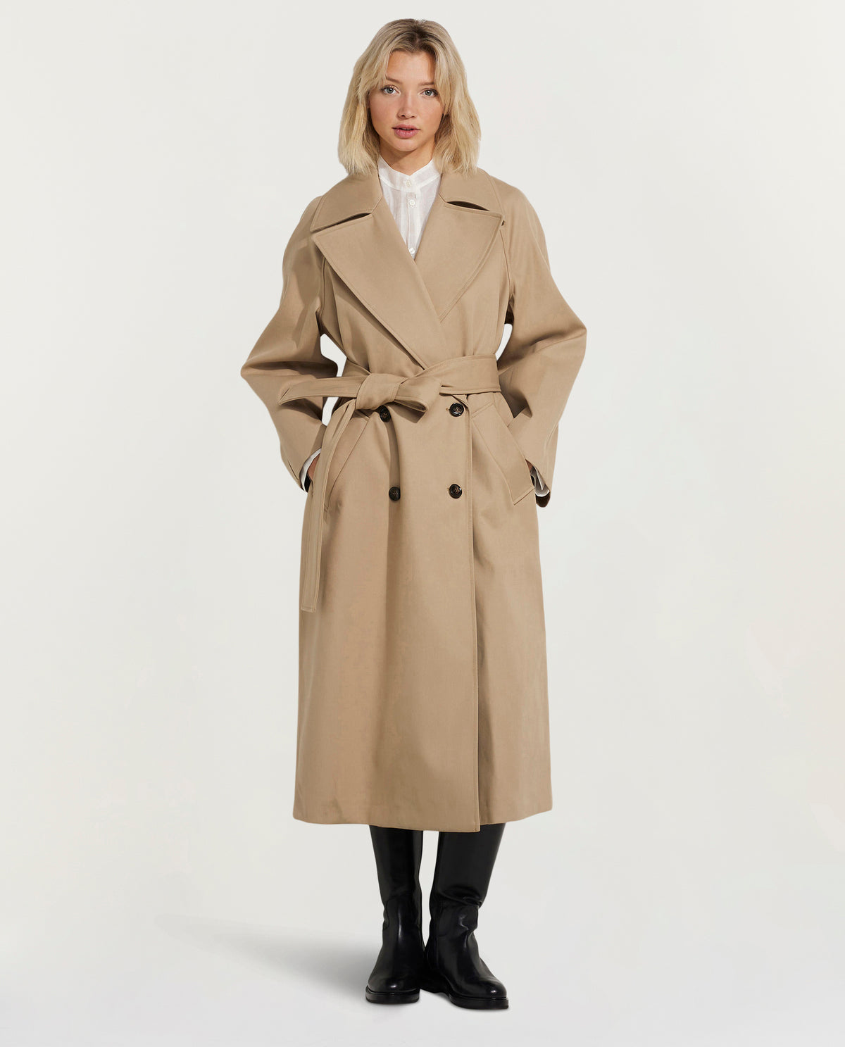 Cotton trenchcoat