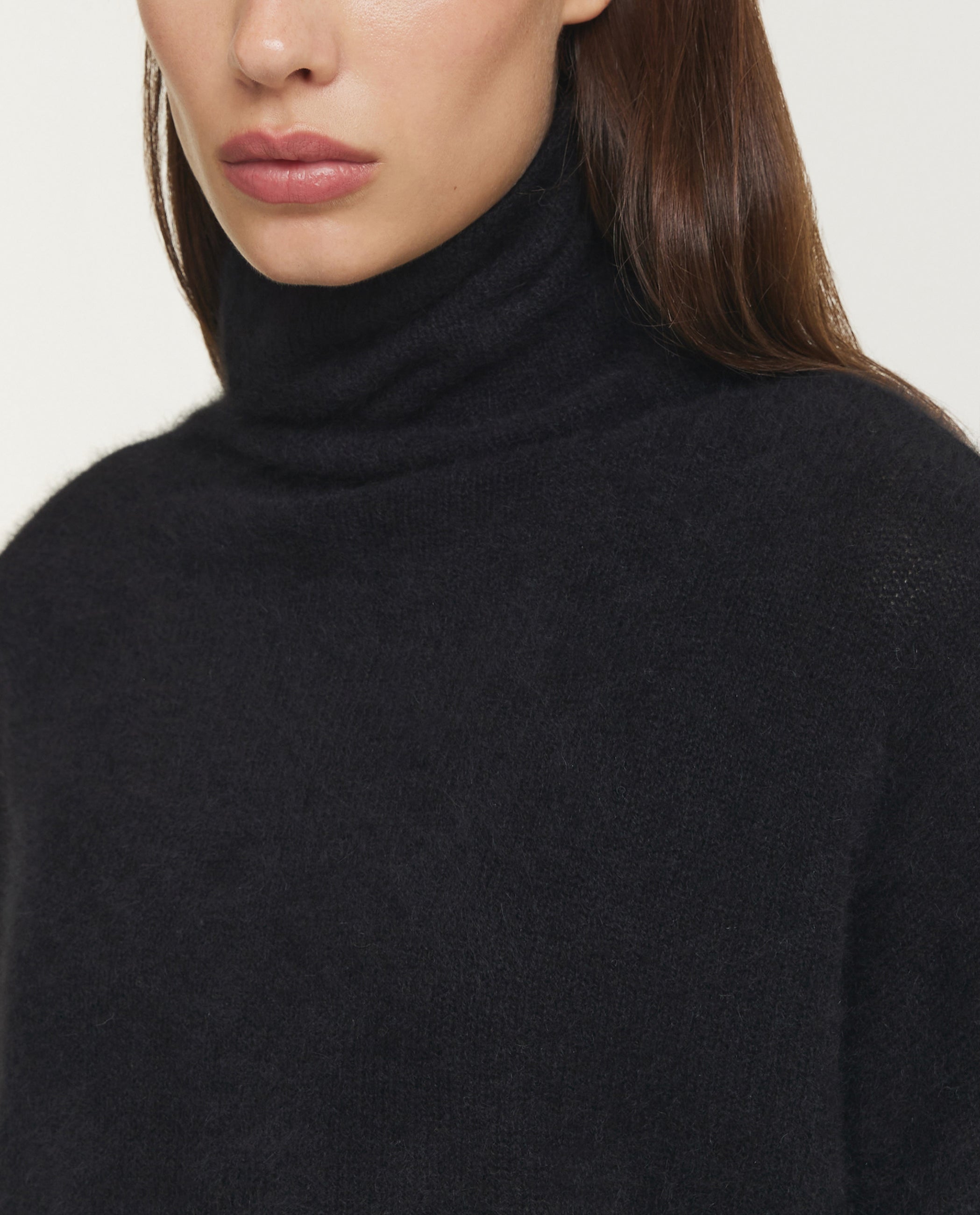 Wool Blend Turtleneck