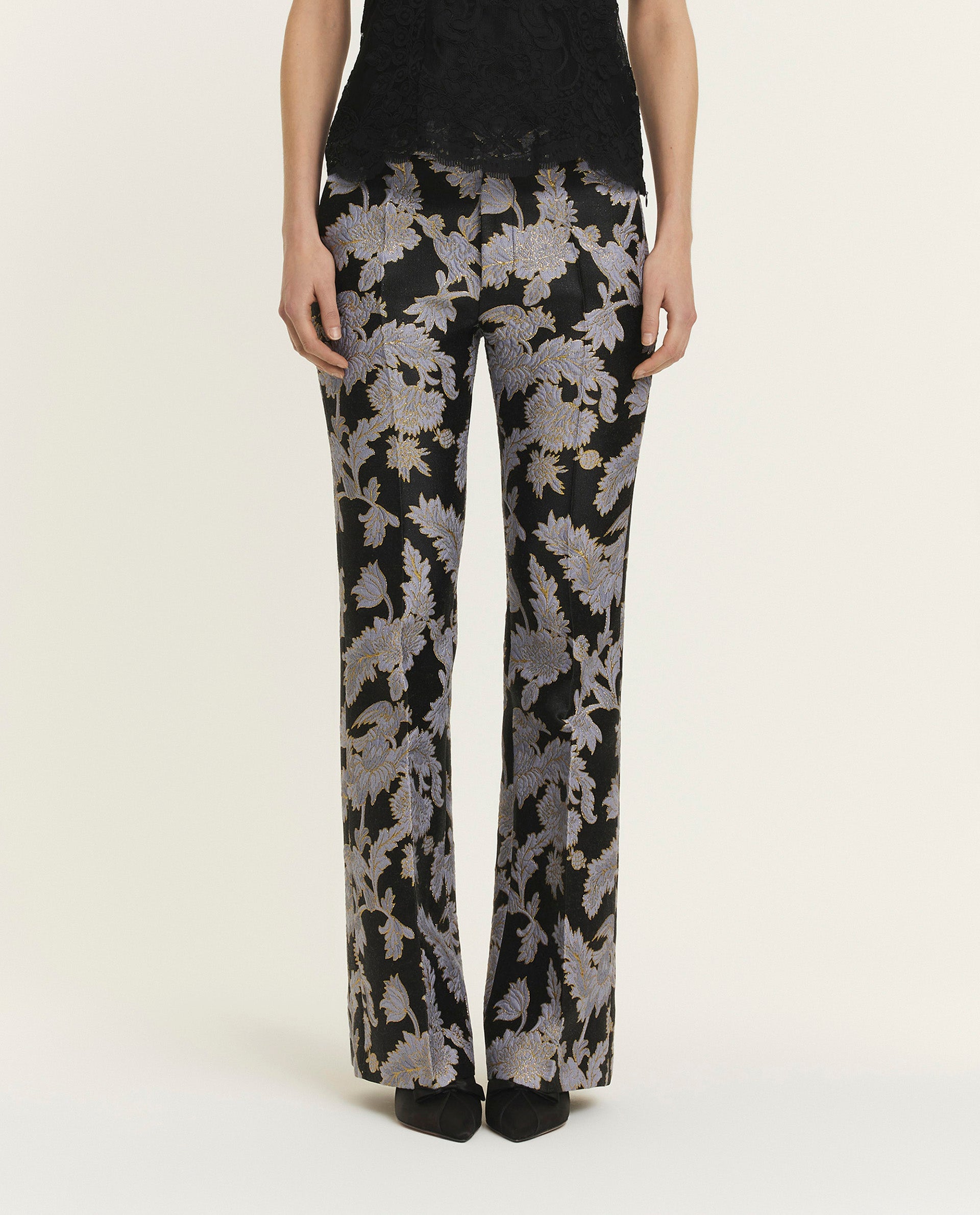 Jacquard broek