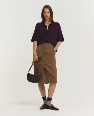 Wool Pencil Skirt