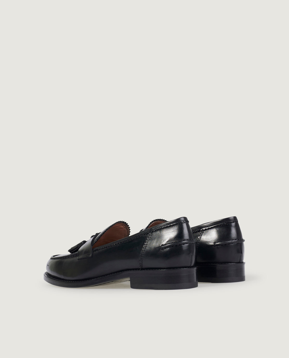 Leather loafers