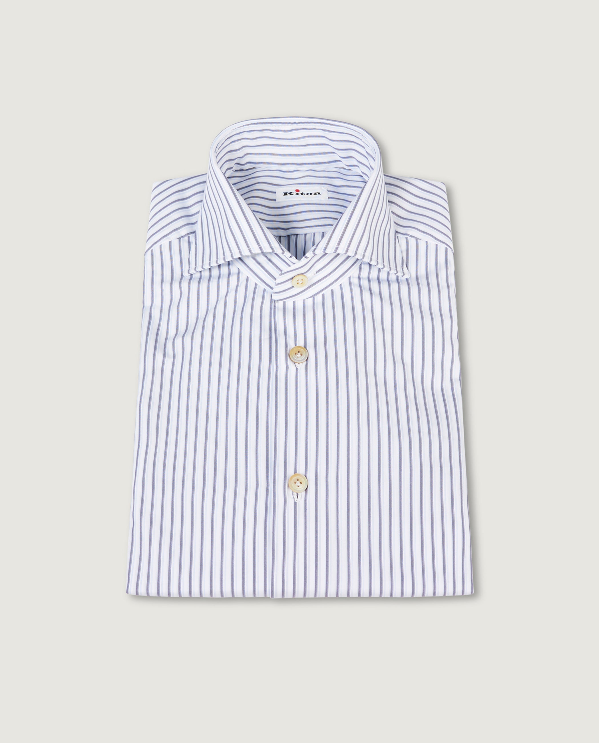 Gestreept Oxford Overhemd - Blauw