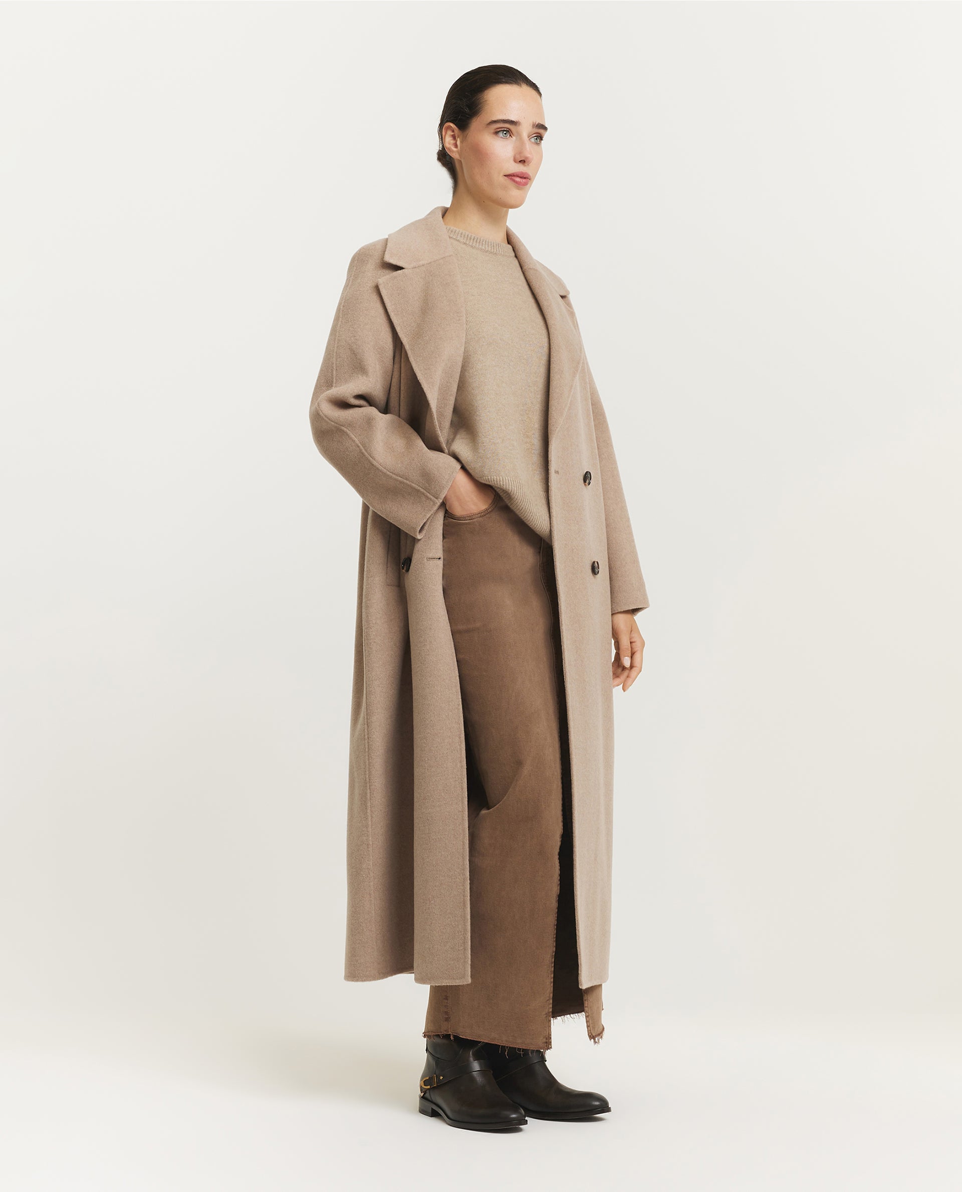 Wool Caroline Coat