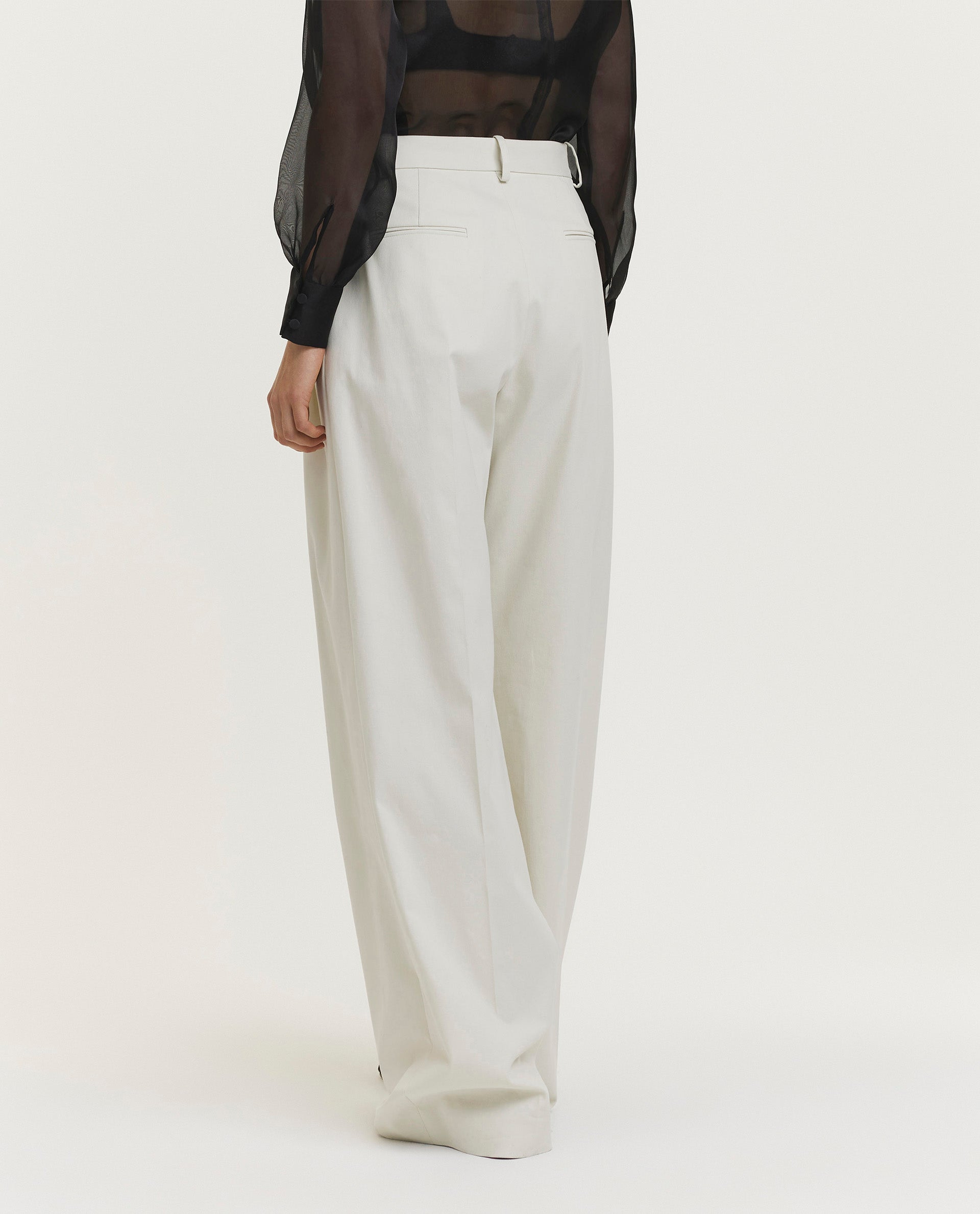 Pleated trousers