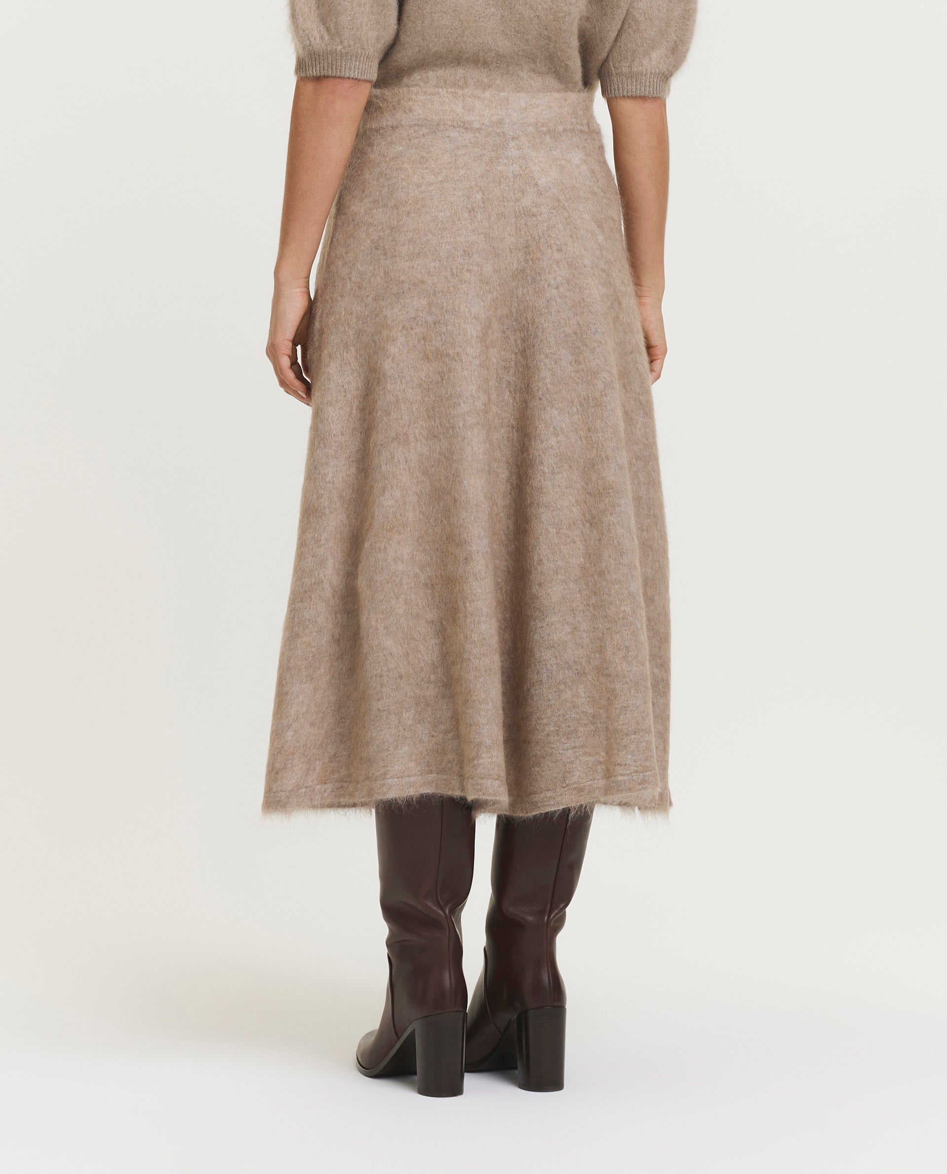 Mohair-blend skirt 