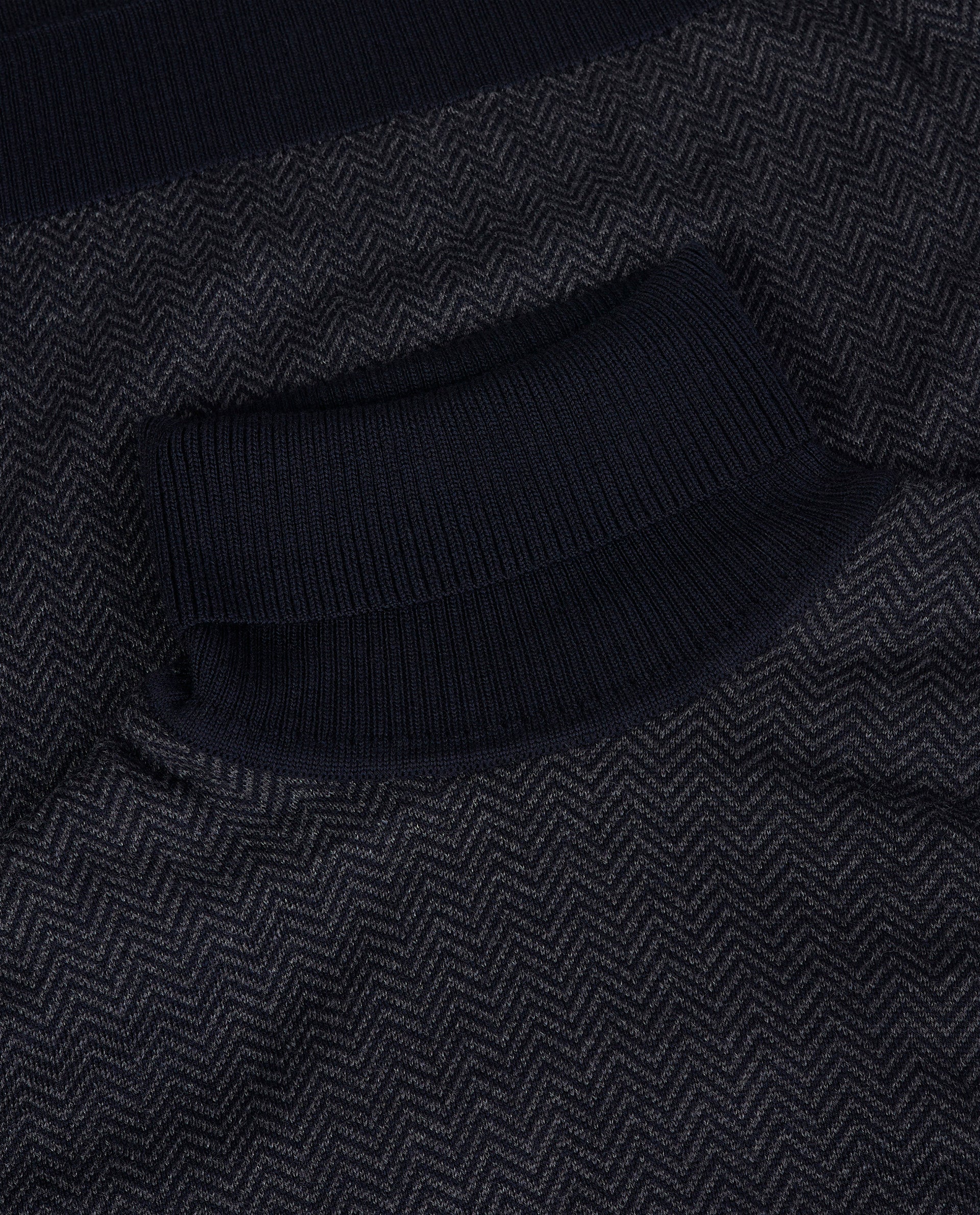 Herringbone Turtleneck