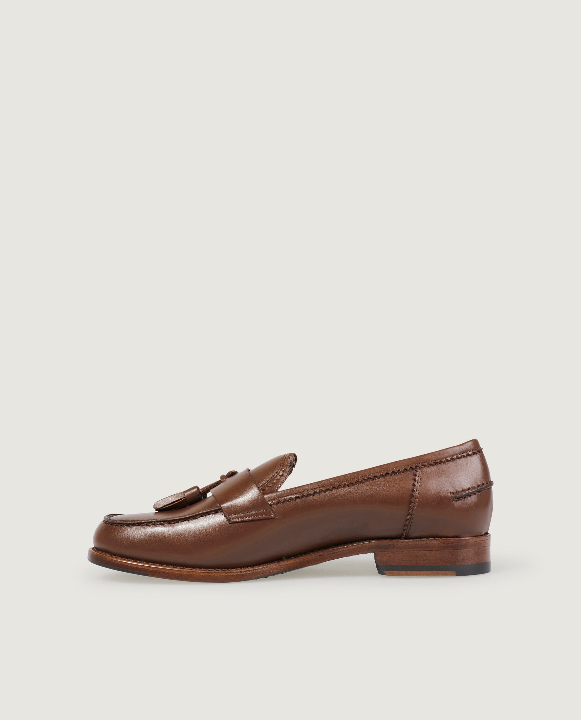 Leather loafers