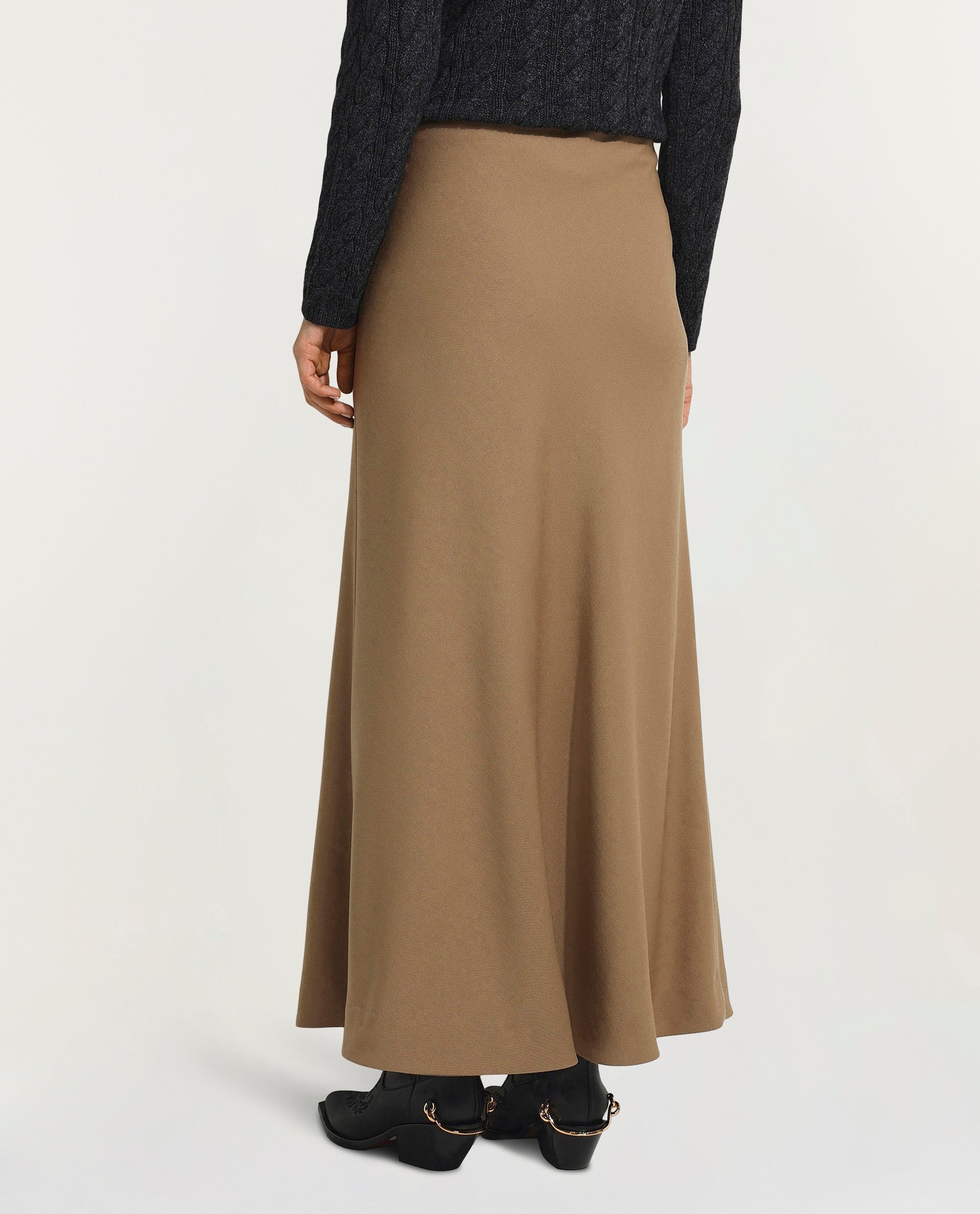 Wollen maxi rok