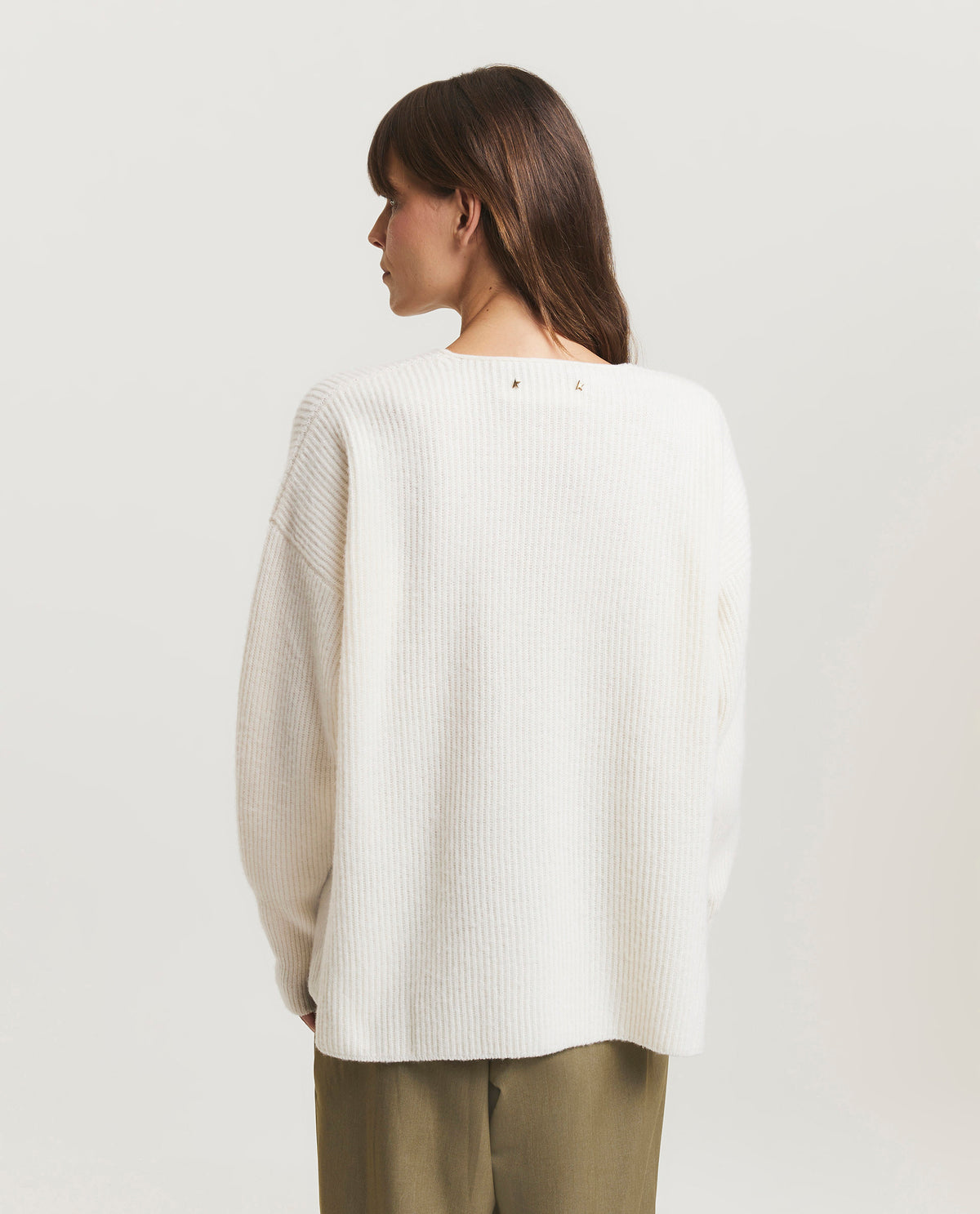 Wool V-neck sweater
