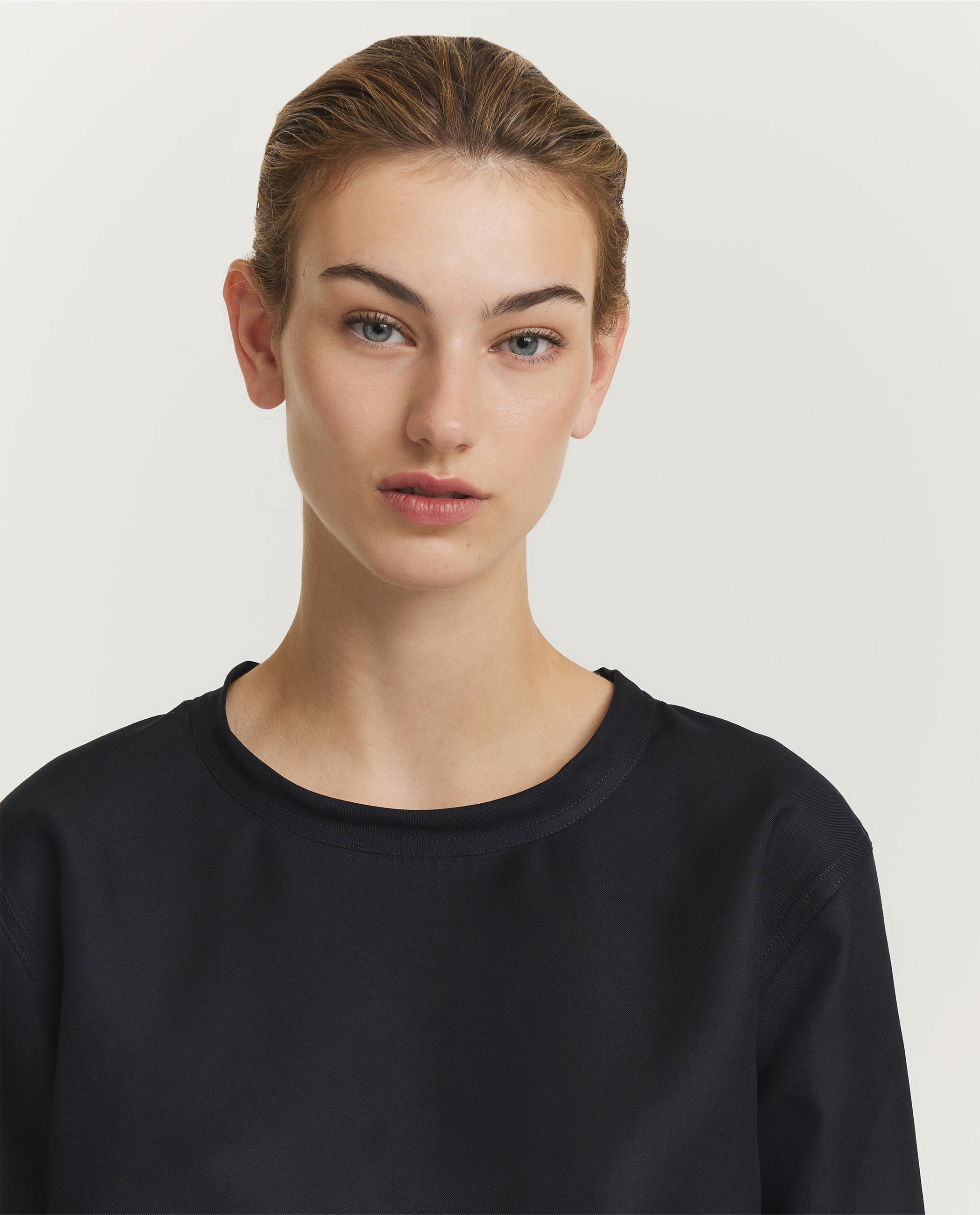 Zijden Bach Top - Donkerblauw