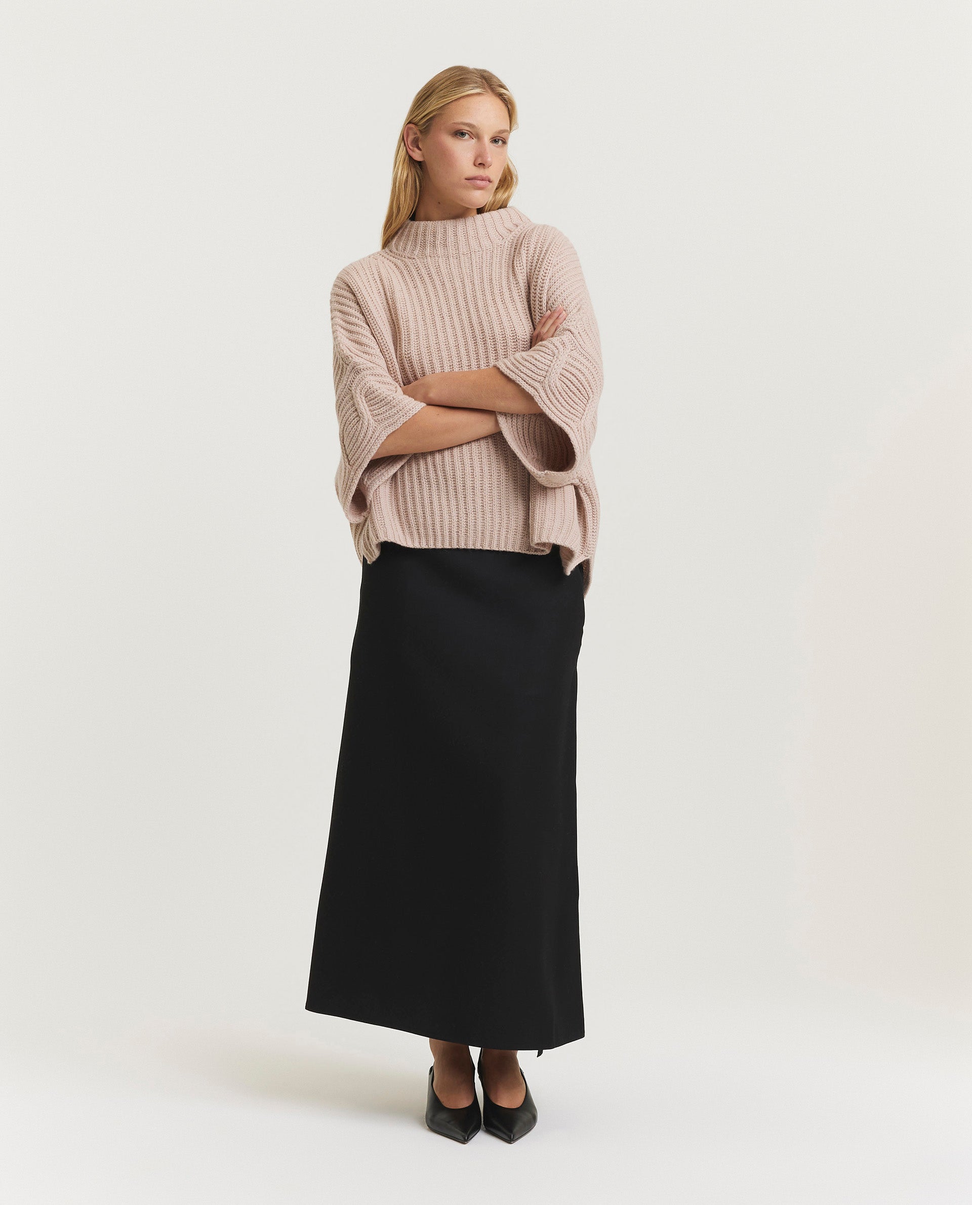 Wool cashmere sweater