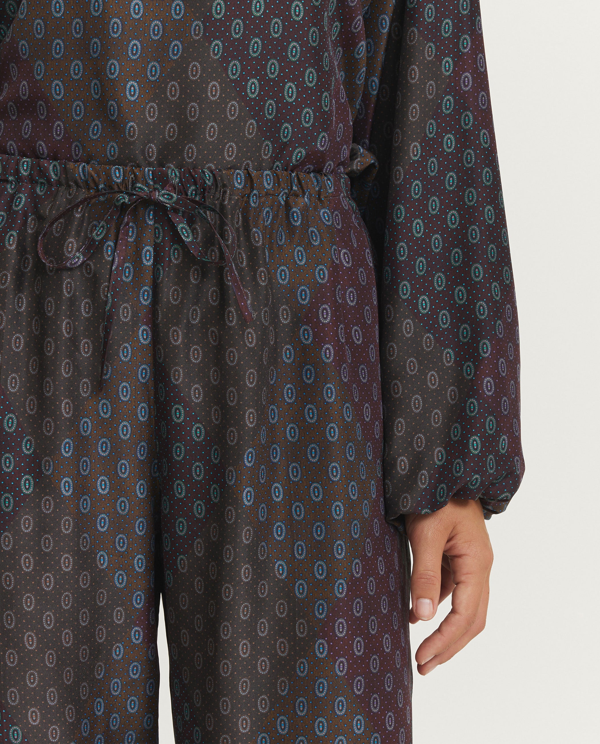 Silk Argyle Trousers