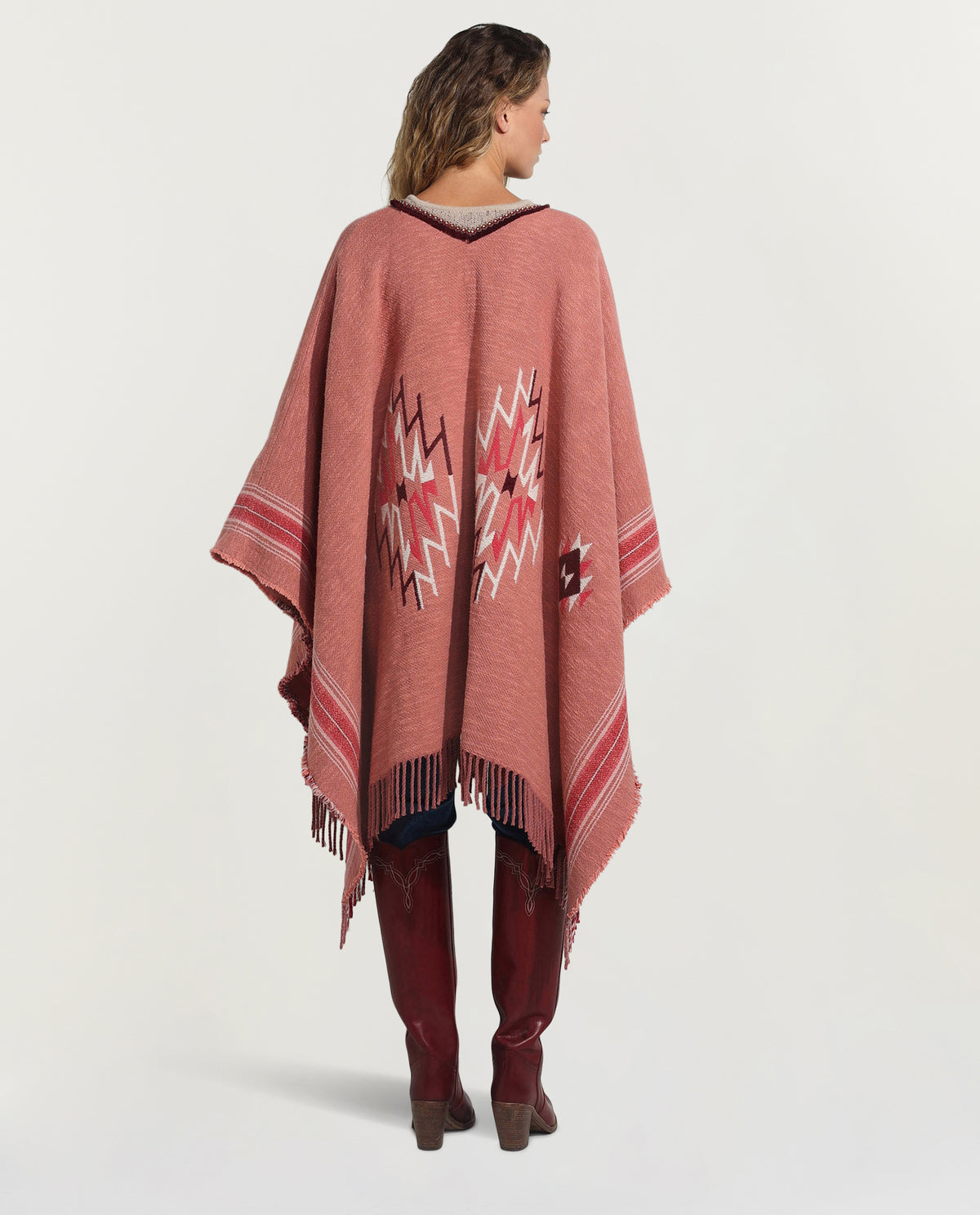 Gebreide poncho